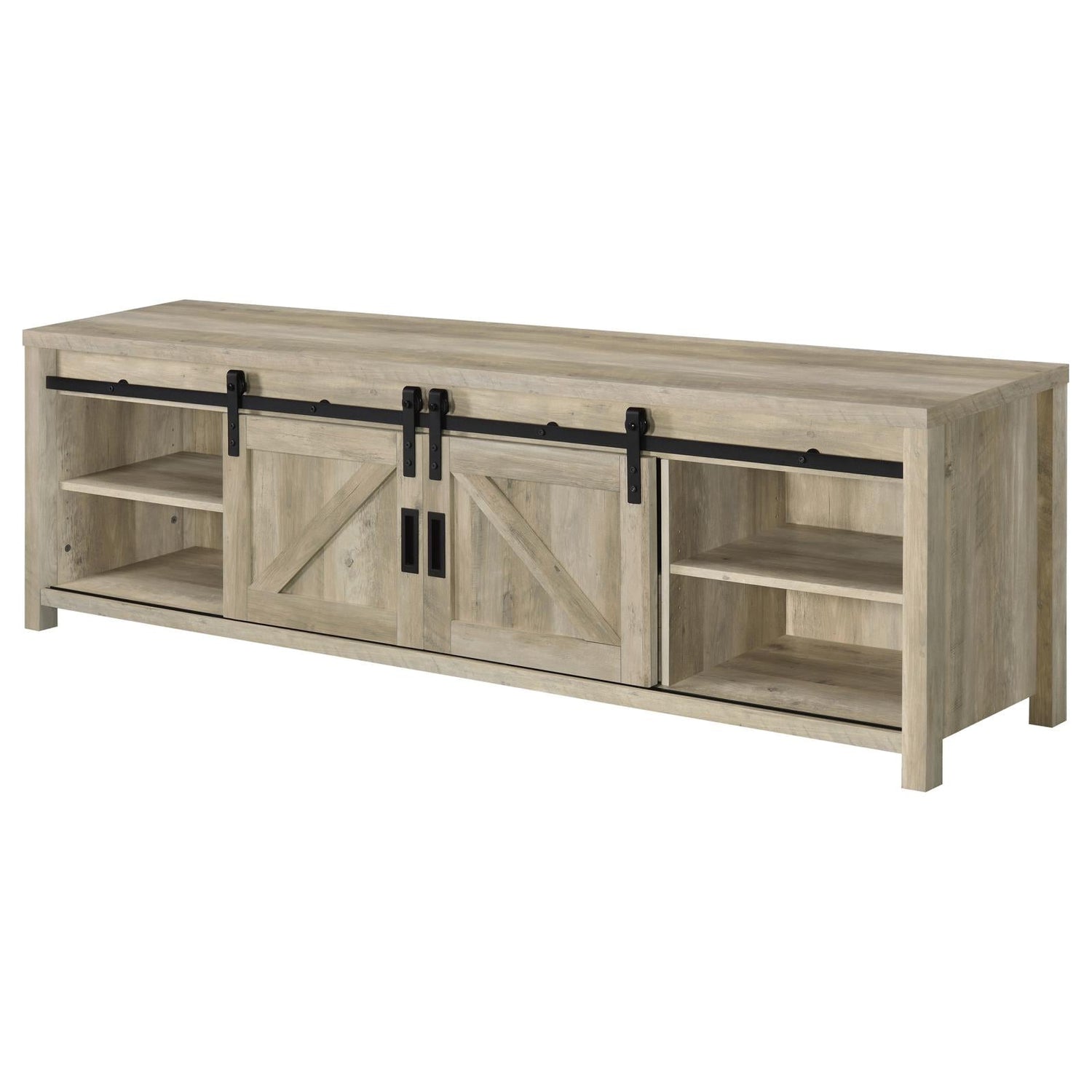 Madra Rectangular TV Console with 2 Sliding Doors - 736263 - Bien Home Furniture & Electronics