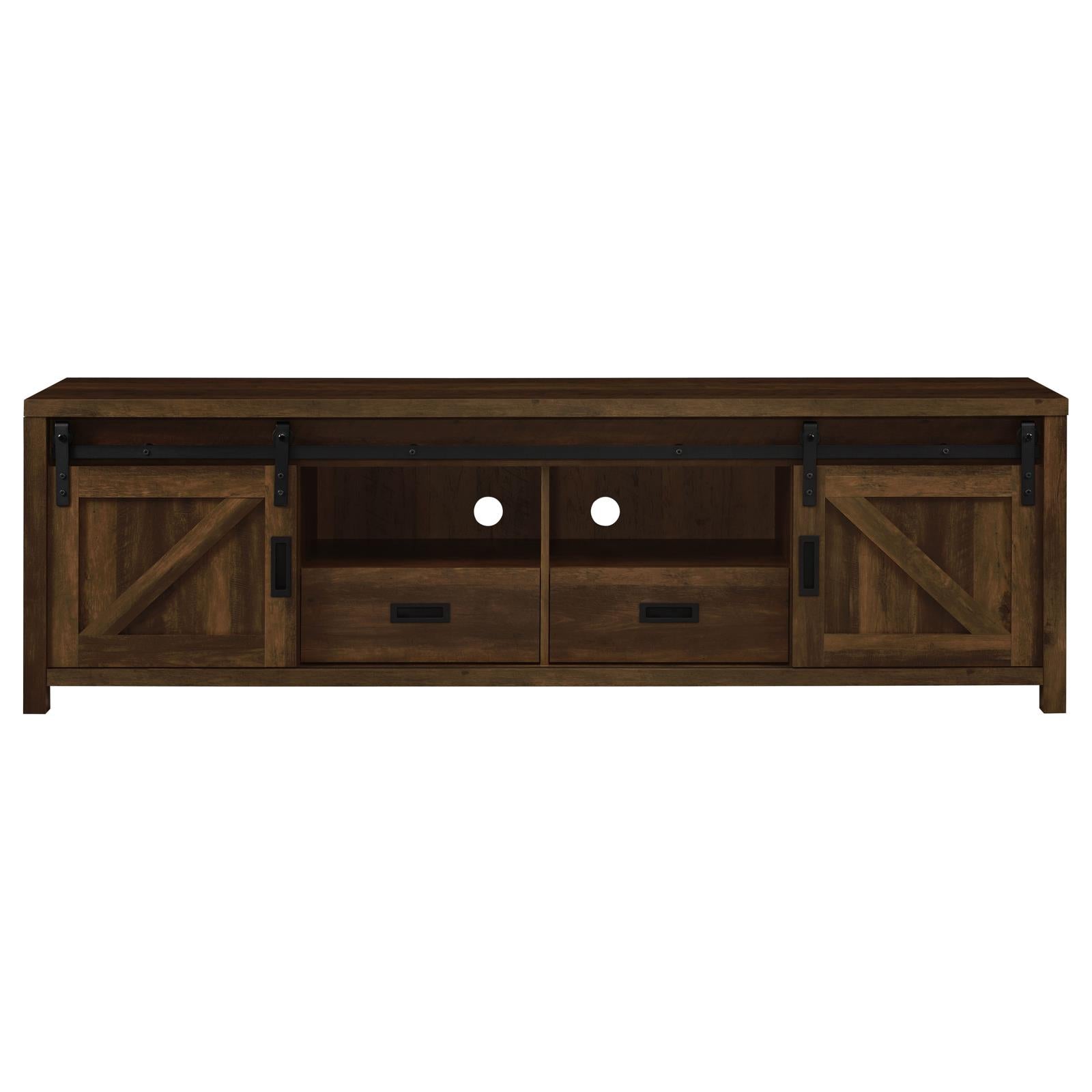 Madra Rectangular TV Console with 2 Sliding Doors - 736273 - Bien Home Furniture & Electronics