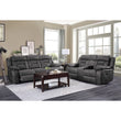 Madrona Hill Gray Double Reclining Living Room Set - SET | 9989GY-1 | 9989GY-2 | 9989GY-3 - Bien Home Furniture & Electronics