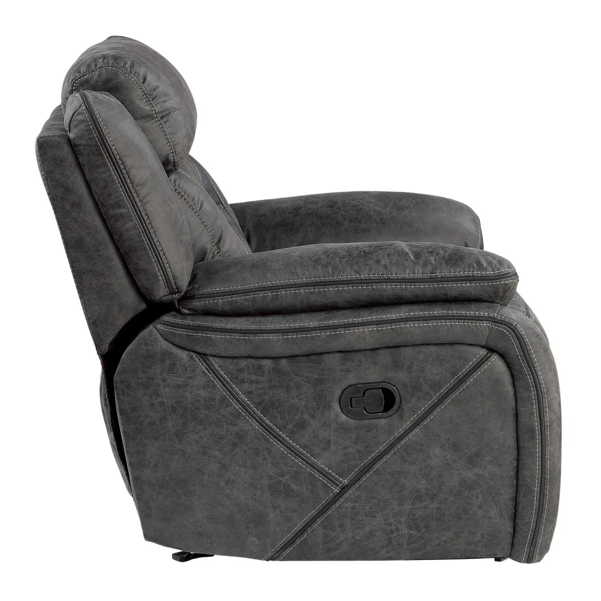 Madrona Hill Gray Glider Reclining Chair - 9989GY-1 - Bien Home Furniture & Electronics