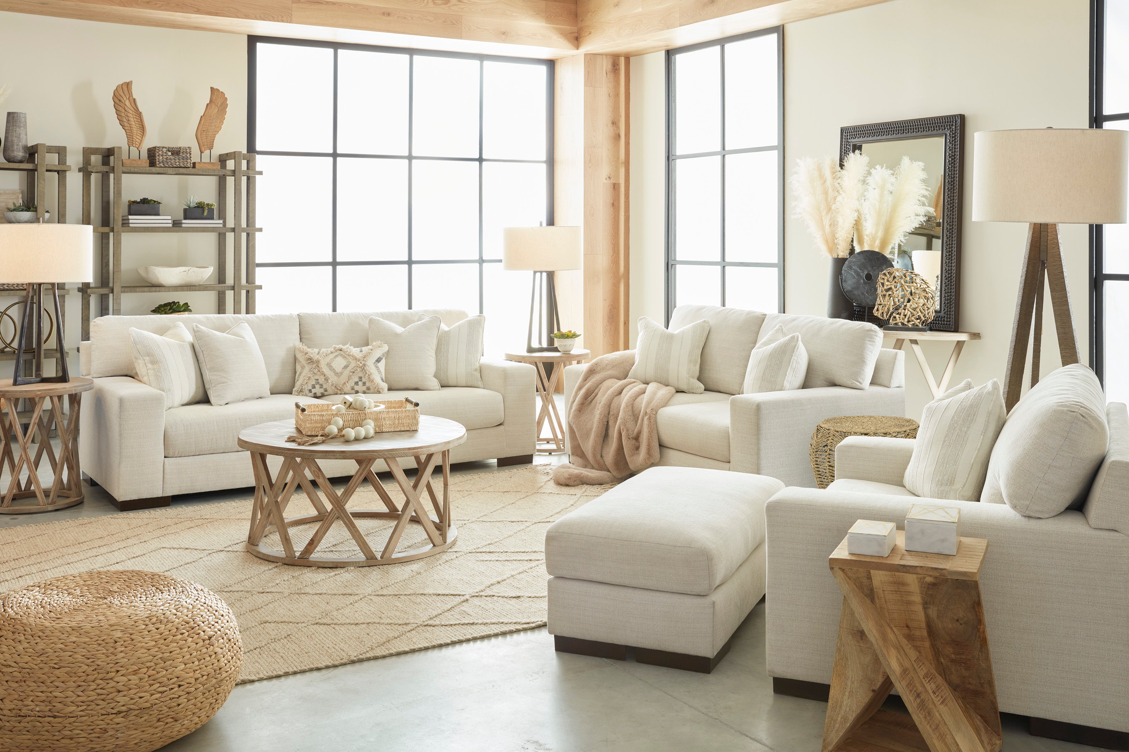 Maggie Birch Living Room Set - SET | 5200338 | 5200335 - Bien Home Furniture & Electronics