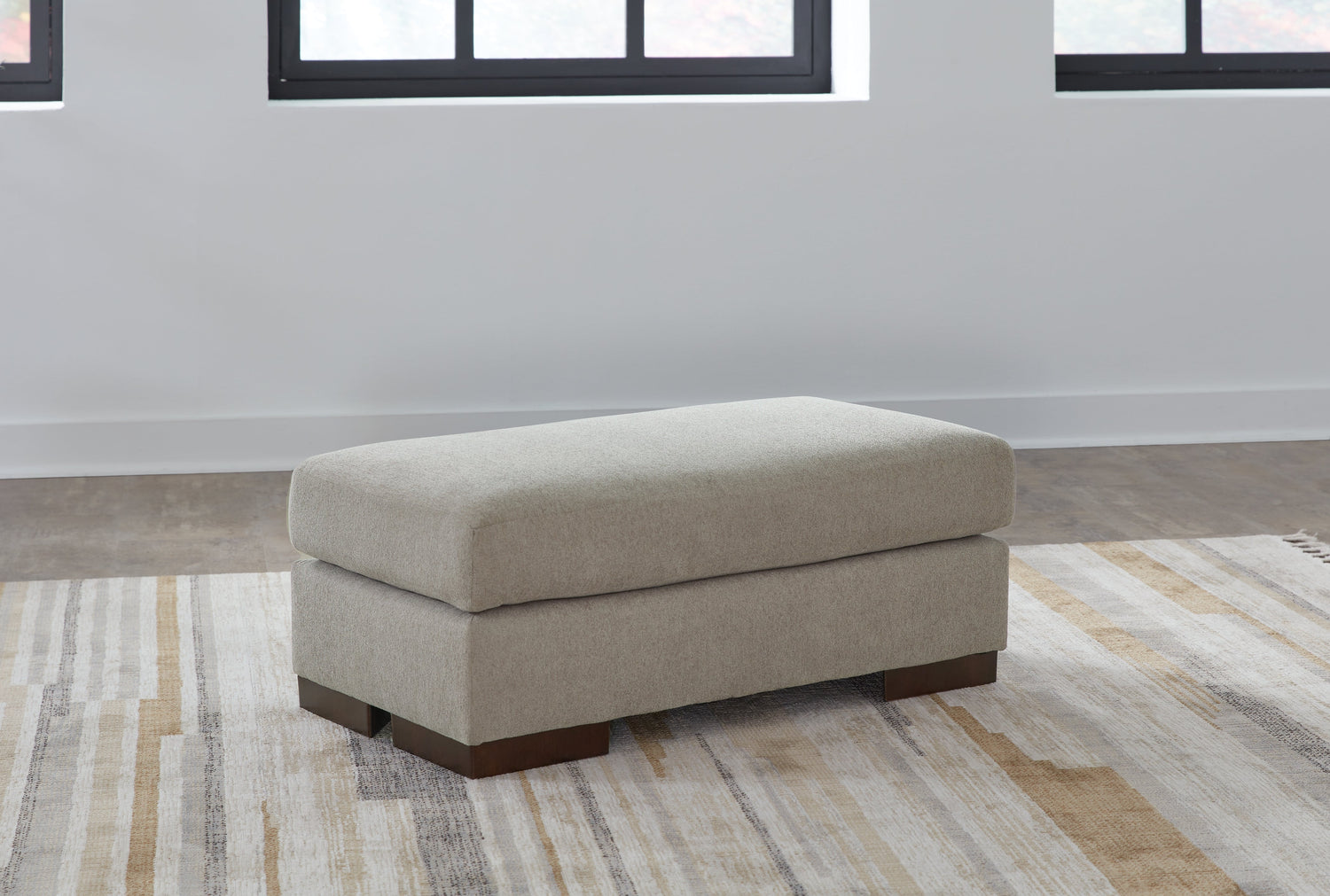 Maggie Flax Ottoman - 5200414 - Bien Home Furniture & Electronics