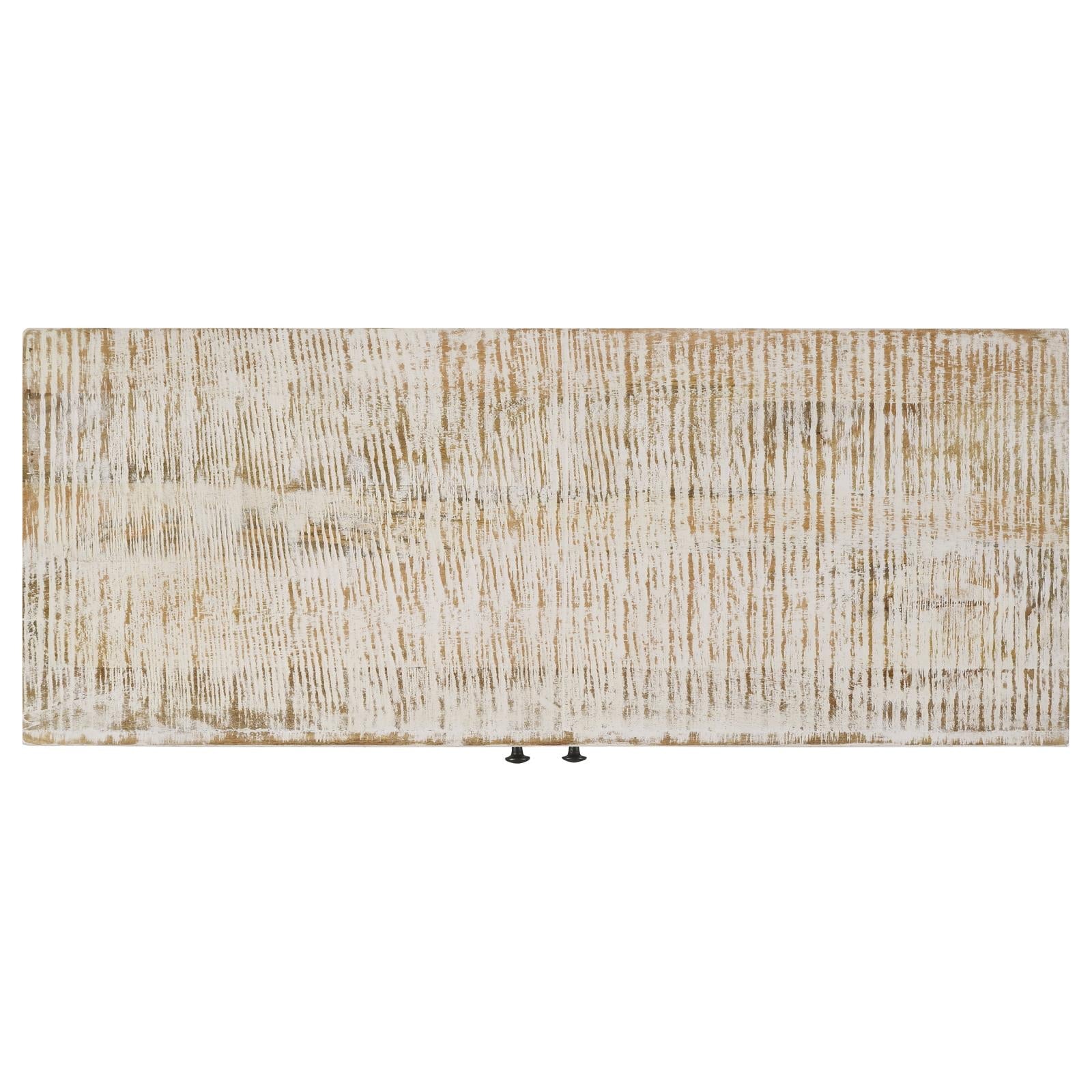 Maille White Washed 2-Door Accent Cabinet - 959652 - Bien Home Furniture & Electronics