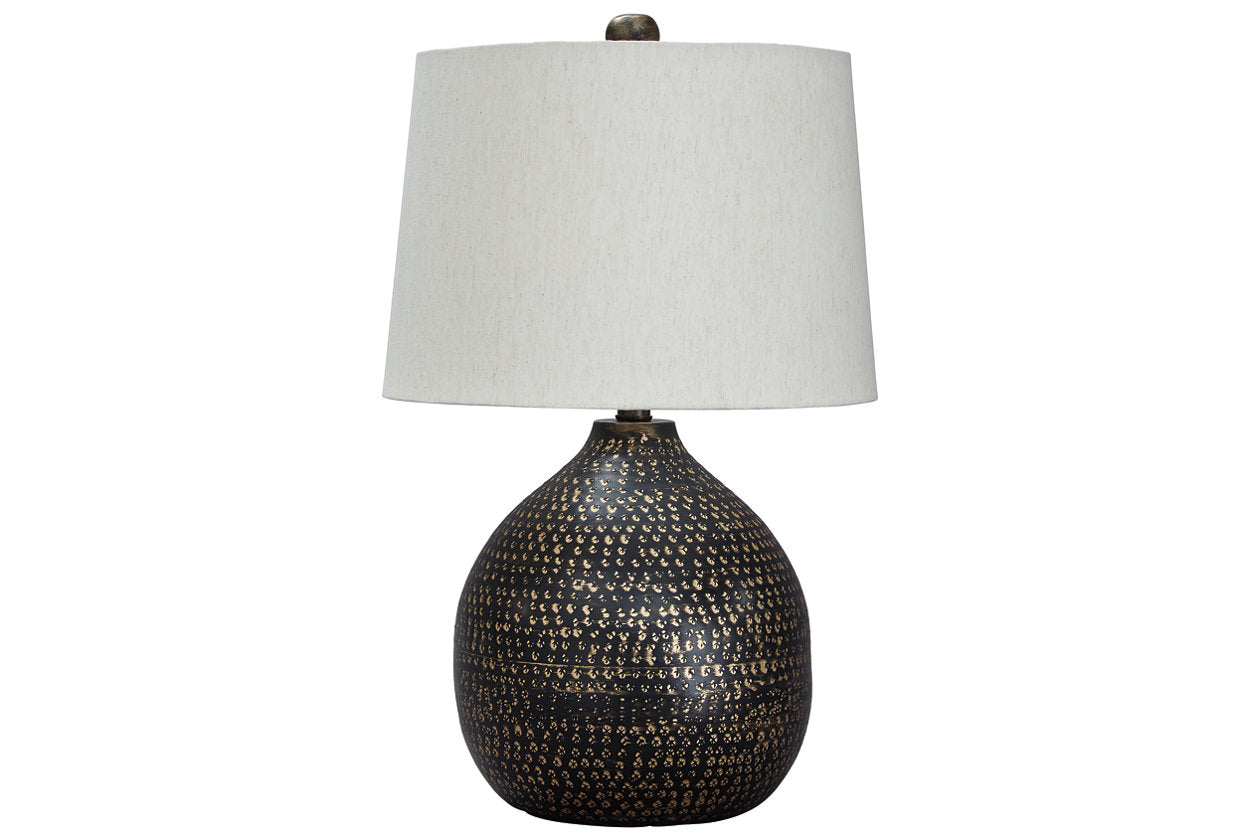 Maire Black/Gold Finish Table Lamp - L207294 - Bien Home Furniture & Electronics