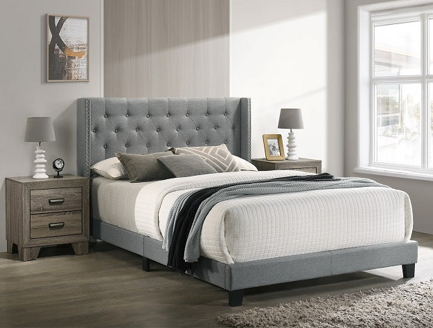 Makayla Gray Queen Bed - 5267GY-Q - Bien Home Furniture &amp; Electronics