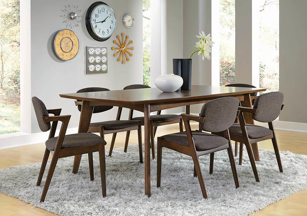 Malone Dark Walnut Rectangular Dining Table - 105351 - Bien Home Furniture & Electronics