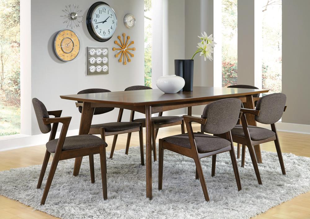 Malone Gray/Dark Walnut Dining Side Chairs, Set of 2 - 105352 - Bien Home Furniture & Electronics