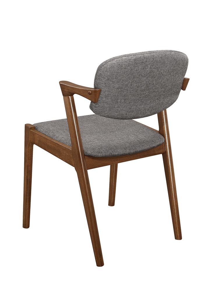 Malone Gray/Dark Walnut Dining Side Chairs, Set of 2 - 105352 - Bien Home Furniture & Electronics