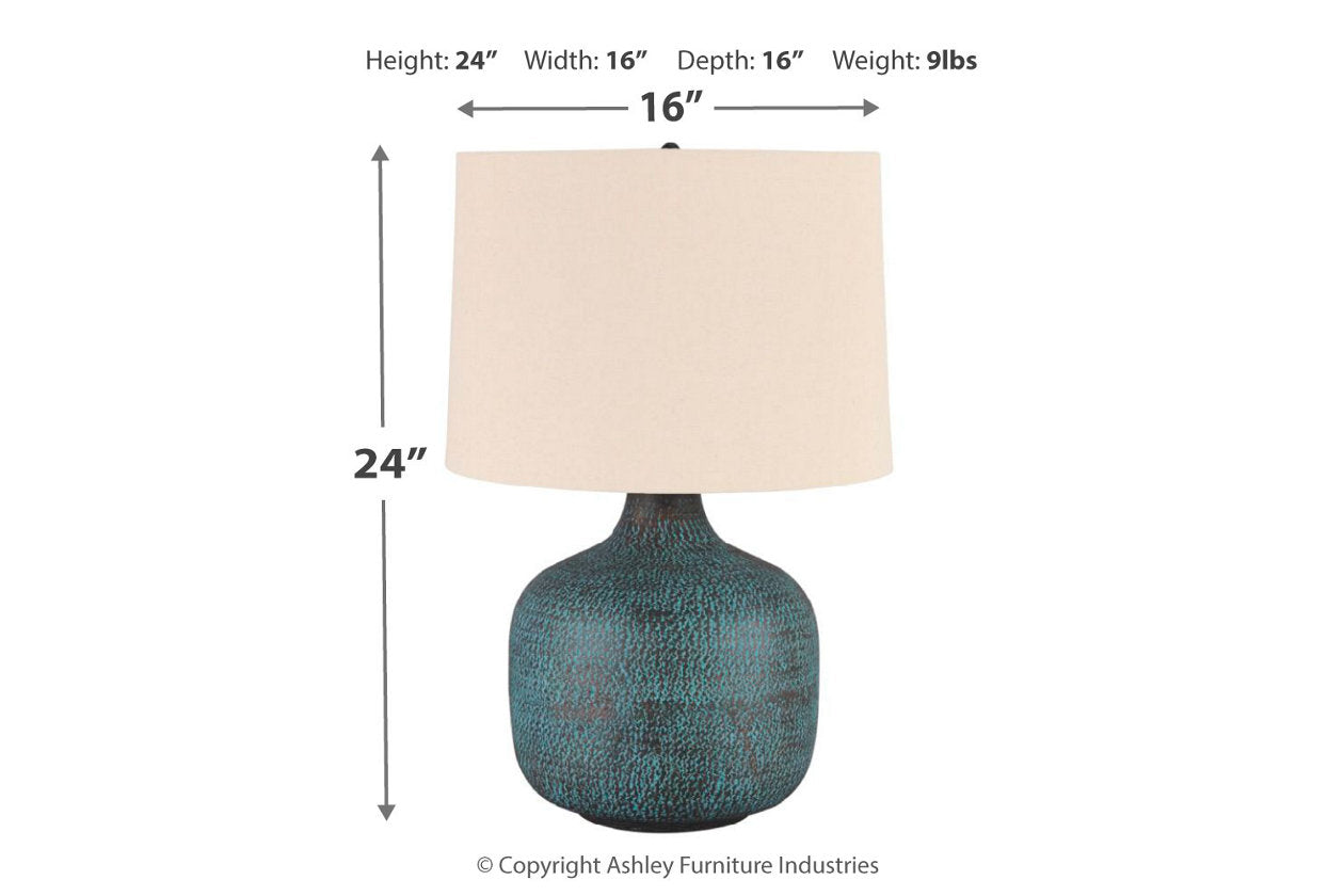 Malthace Patina Table Lamp - L207304 - Bien Home Furniture & Electronics