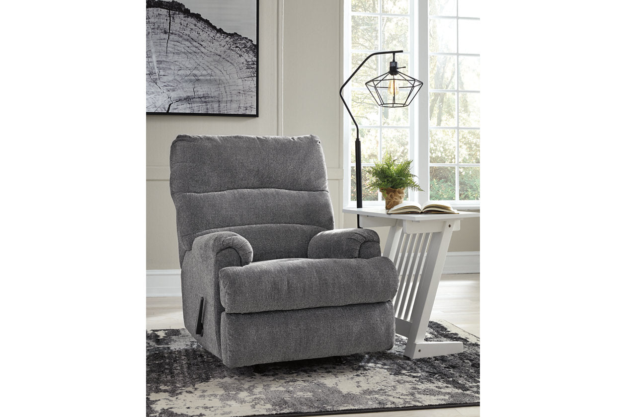 Man Fort Graphite Recliner - 4660525 - Bien Home Furniture & Electronics