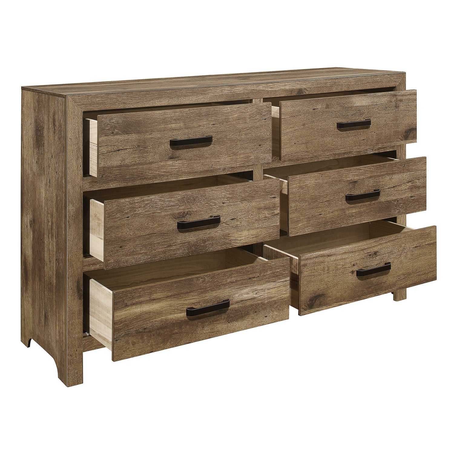 Mandan Weathered Pine Dresser - 1910-5 - Bien Home Furniture & Electronics