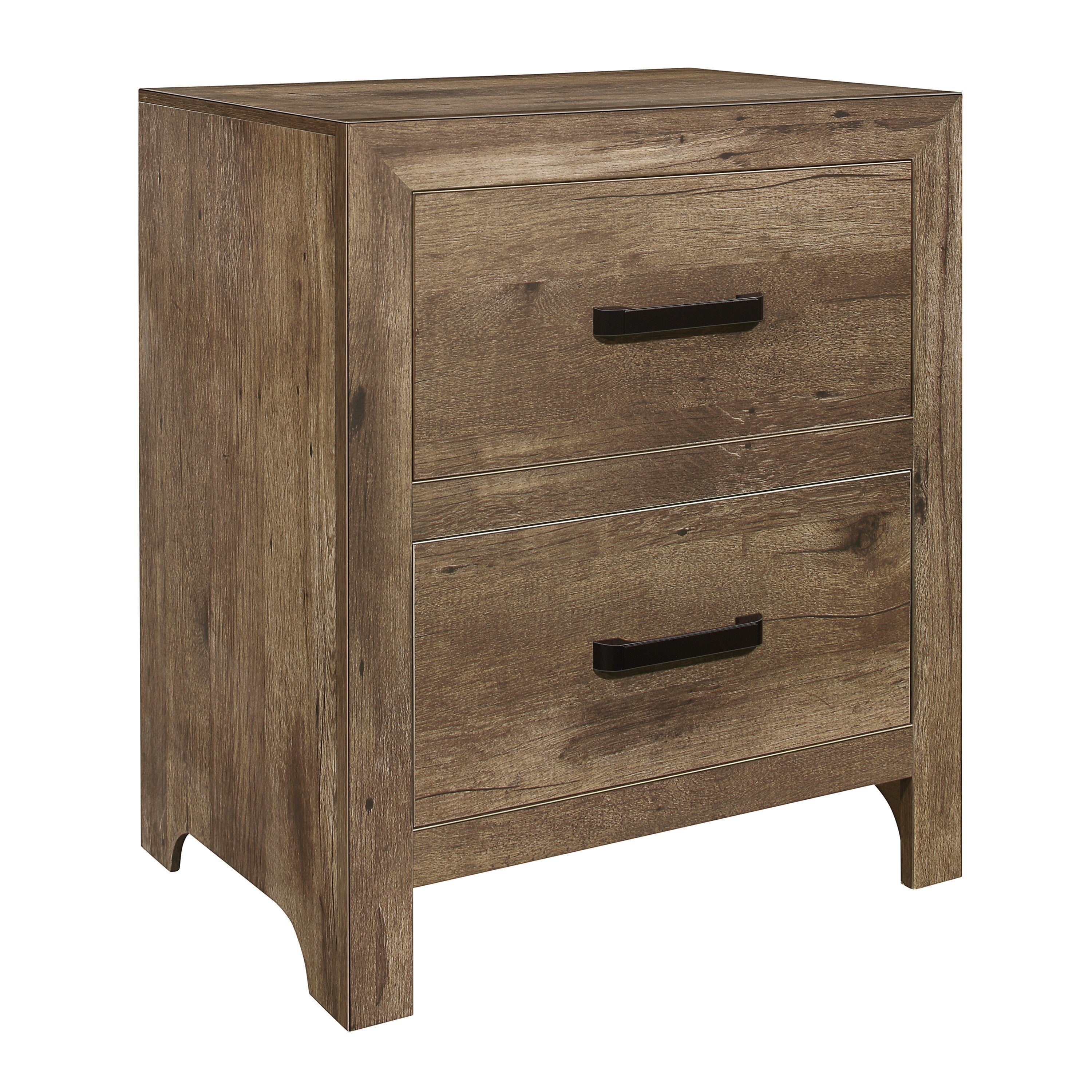 Mandan Weathered Pine Nightstand - 1910-4 - Bien Home Furniture & Electronics