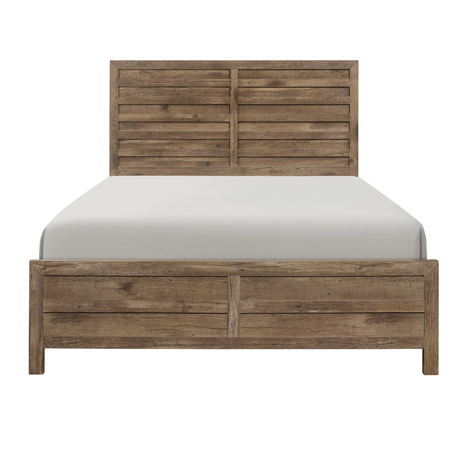 Mandan Weathered Pine Panel Bedroom Set - SET | 1910-3 | 1910-5 | 1910-6 | 1910-4 | 1910-9 | 1910K-1 | 1910K-2 - Bien Home Furniture & Electronics