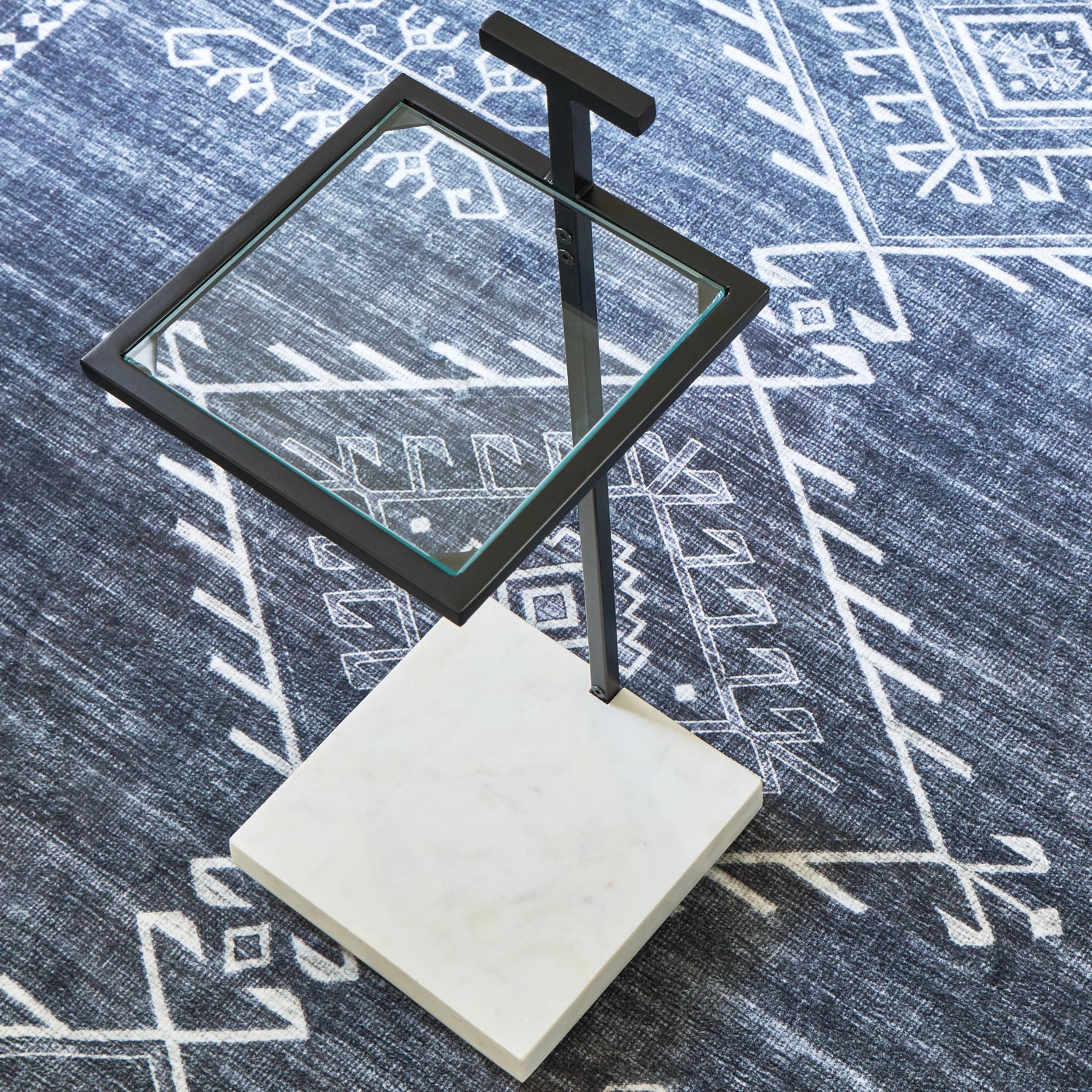 Mannill Black/White Accent Table - A4000630 - Bien Home Furniture & Electronics