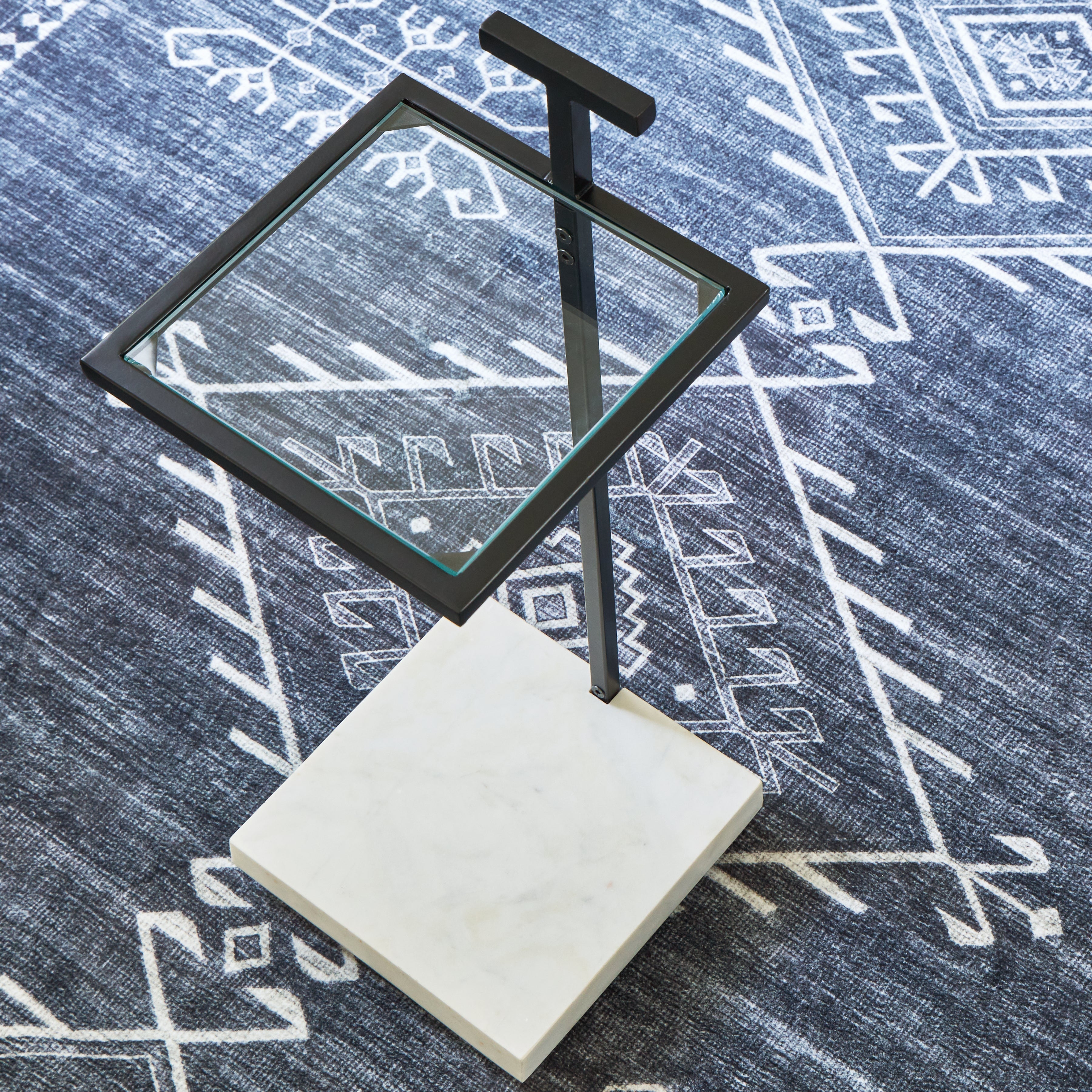 Mannill Black/White Accent Table - A4000630 - Bien Home Furniture & Electronics