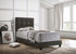 Mapes Tufted Upholstered Twin Bed Charcoal - 305746T - Bien Home Furniture & Electronics