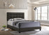 Mapes Upholstered Tufted Full Bed Charcoal - 305746F - Bien Home Furniture & Electronics