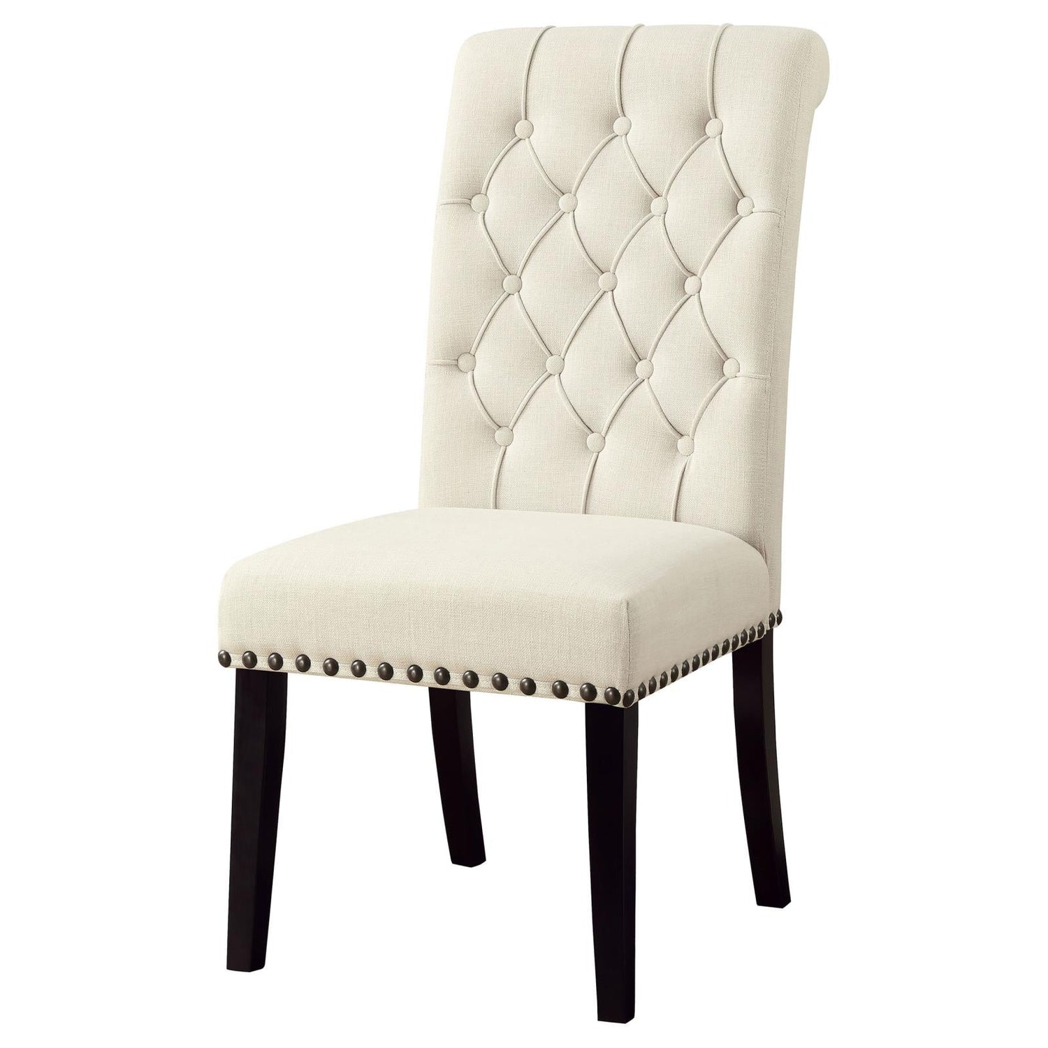 Mapleton Beige Tufted Back Upholstered Side Chairs, Set of 2 - 190162 - Bien Home Furniture & Electronics
