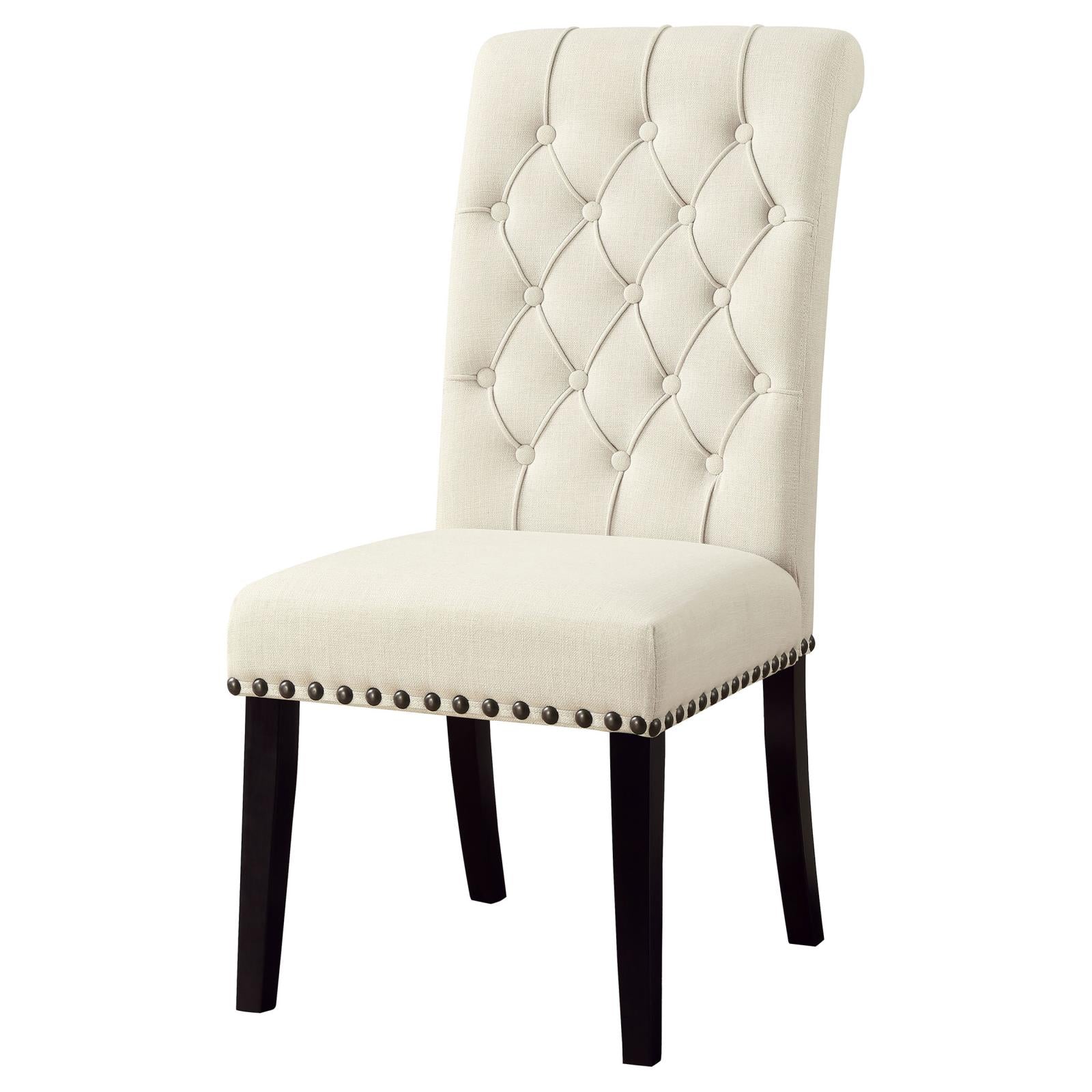 Mapleton Beige Tufted Back Upholstered Side Chairs, Set of 2 - 190162 - Bien Home Furniture & Electronics
