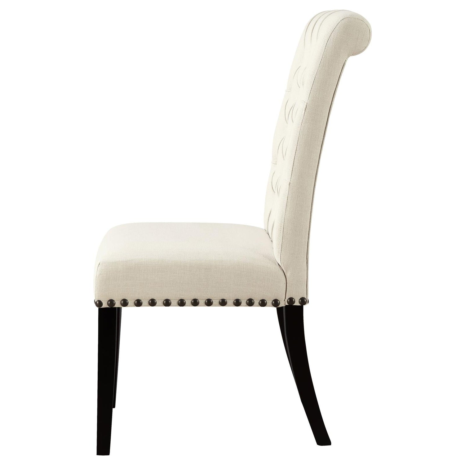 Mapleton Beige Tufted Back Upholstered Side Chairs, Set of 2 - 190162 - Bien Home Furniture & Electronics