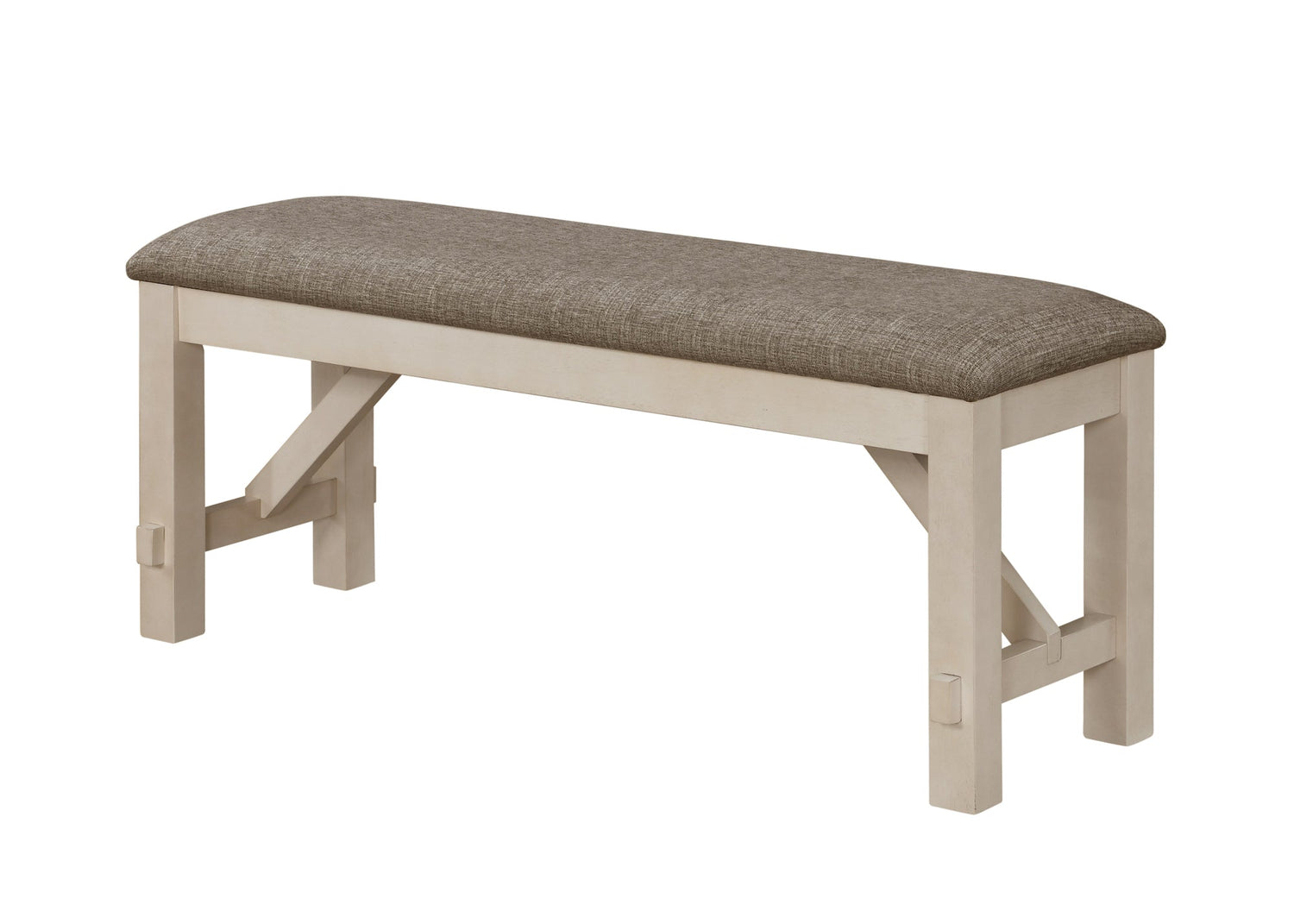 Maribelle Chalk/Gray Extendable Dining Set - SET | 2158CG-T-LEG | 2158CG-T-TOP | 2158CG-S(3) - Bien Home Furniture & Electronics