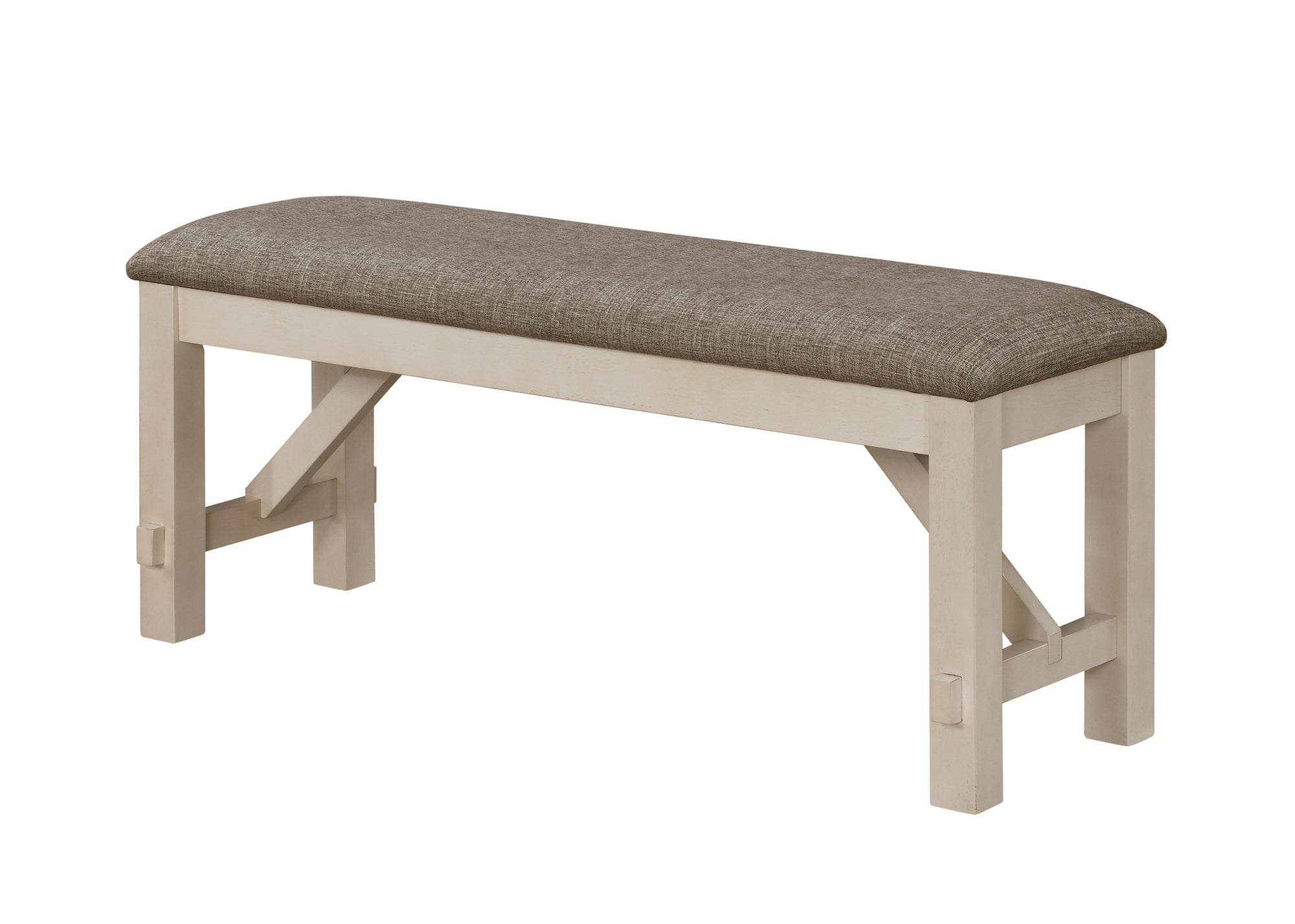 Maribelle Chalk/Gray Extendable Dining Set - SET | 2158CG-T-LEG | 2158CG-T-TOP | 2158CG-S(3) - Bien Home Furniture & Electronics