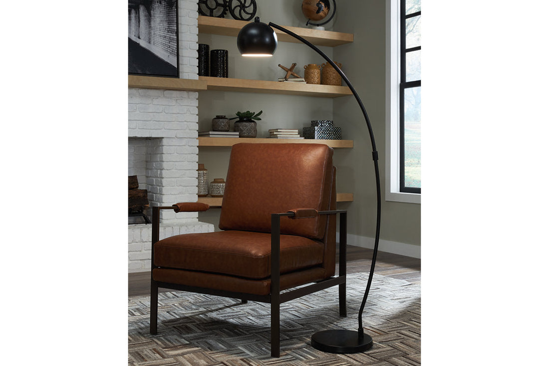 Marinel Black Floor Lamp - L206001 - Bien Home Furniture &amp; Electronics