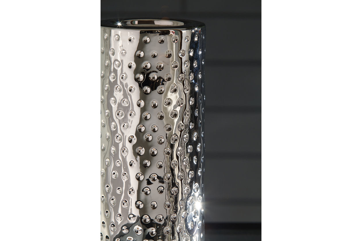 Marisa Silver Finish Candle Holder, Set of 3 - A2000460 - Bien Home Furniture & Electronics