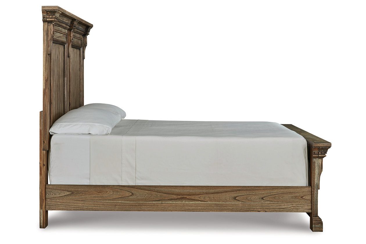 Markenburg Brown Queen Panel Bed - SET | B770-54 | B770-57 | B770-96 - Bien Home Furniture & Electronics
