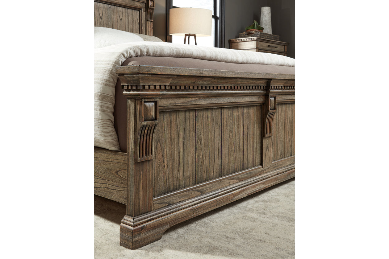 Markenburg Brown Queen Panel Bed - SET | B770-54 | B770-57 | B770-96 - Bien Home Furniture & Electronics