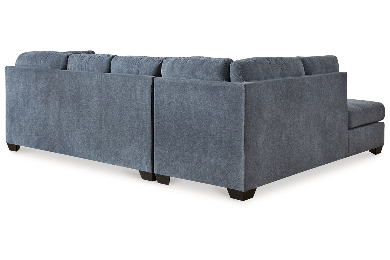 Marleton Denim 2-Piece Sleeper Sectional with Chaise - 55303S3 - Bien Home Furniture & Electronics