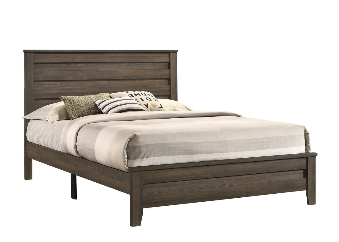 Marley Brown Queen Platform Bed - B6940-Q-BED - Bien Home Furniture &amp; Electronics