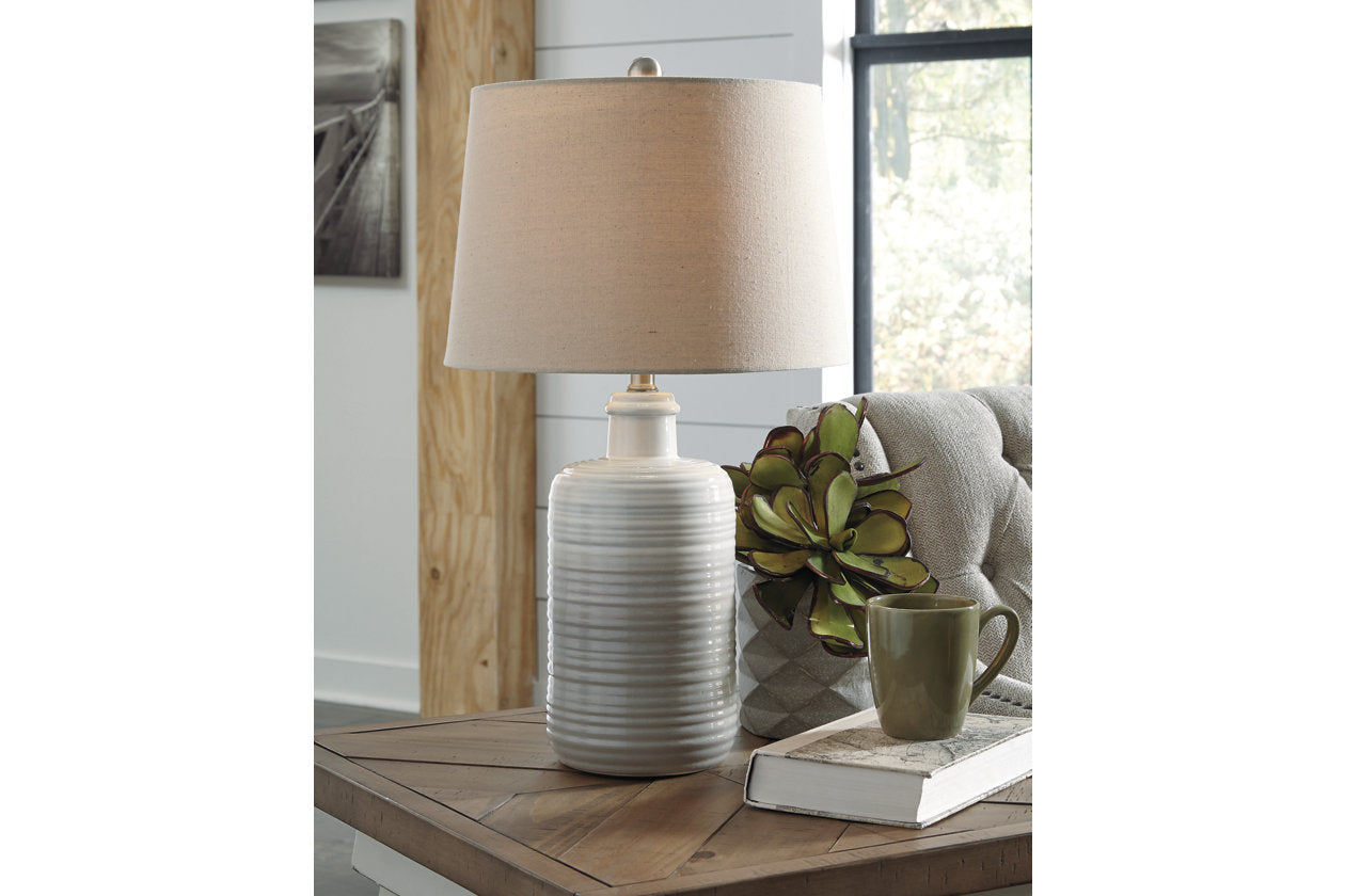 Marnina Taupe Table Lamp, Set of 2 - L121854 - Bien Home Furniture & Electronics