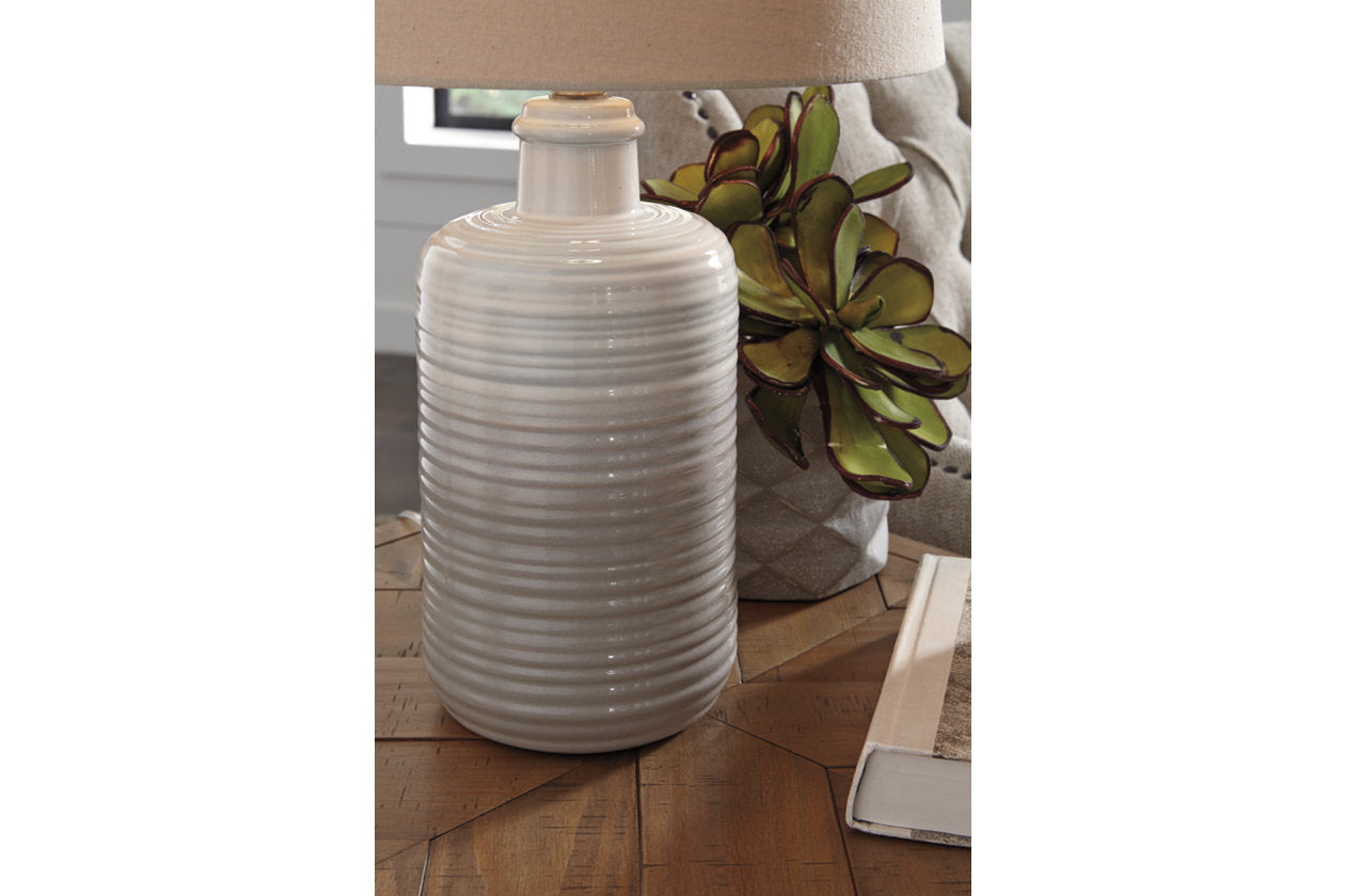 Marnina Taupe Table Lamp, Set of 2 - L121854 - Bien Home Furniture & Electronics