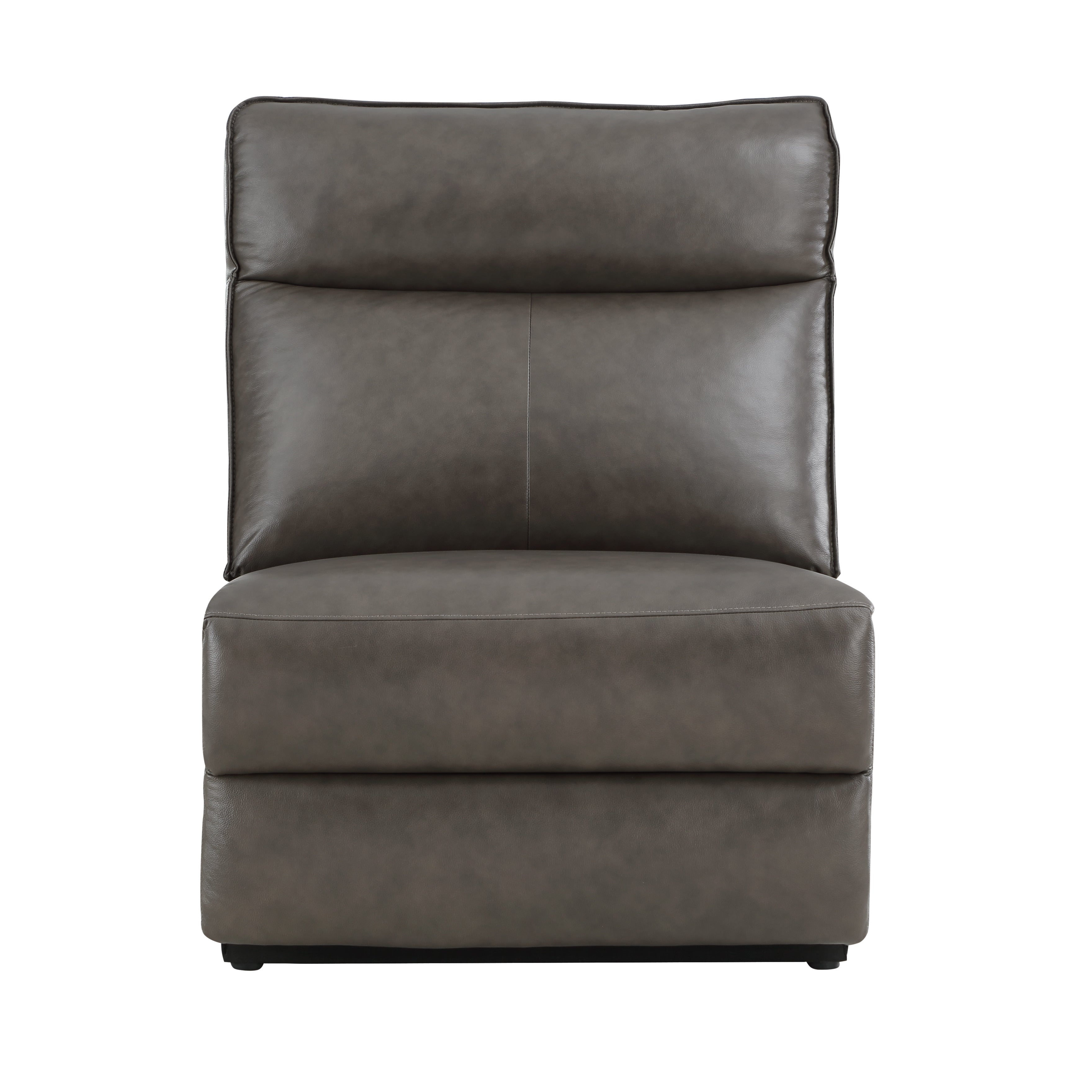 Maroni Dark Brown Leather 6-Piece Modular Power Reclining Sectional - 8259RFDB*6SCPWH - Bien Home Furniture & Electronics