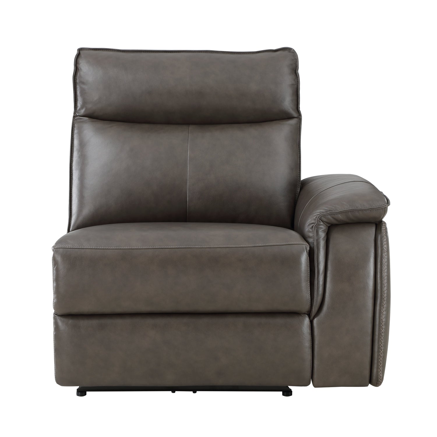 Maroni Dark Brown Leather 6-Piece Modular Power Reclining Sectional - 8259RFDB*6SCPWH - Bien Home Furniture & Electronics