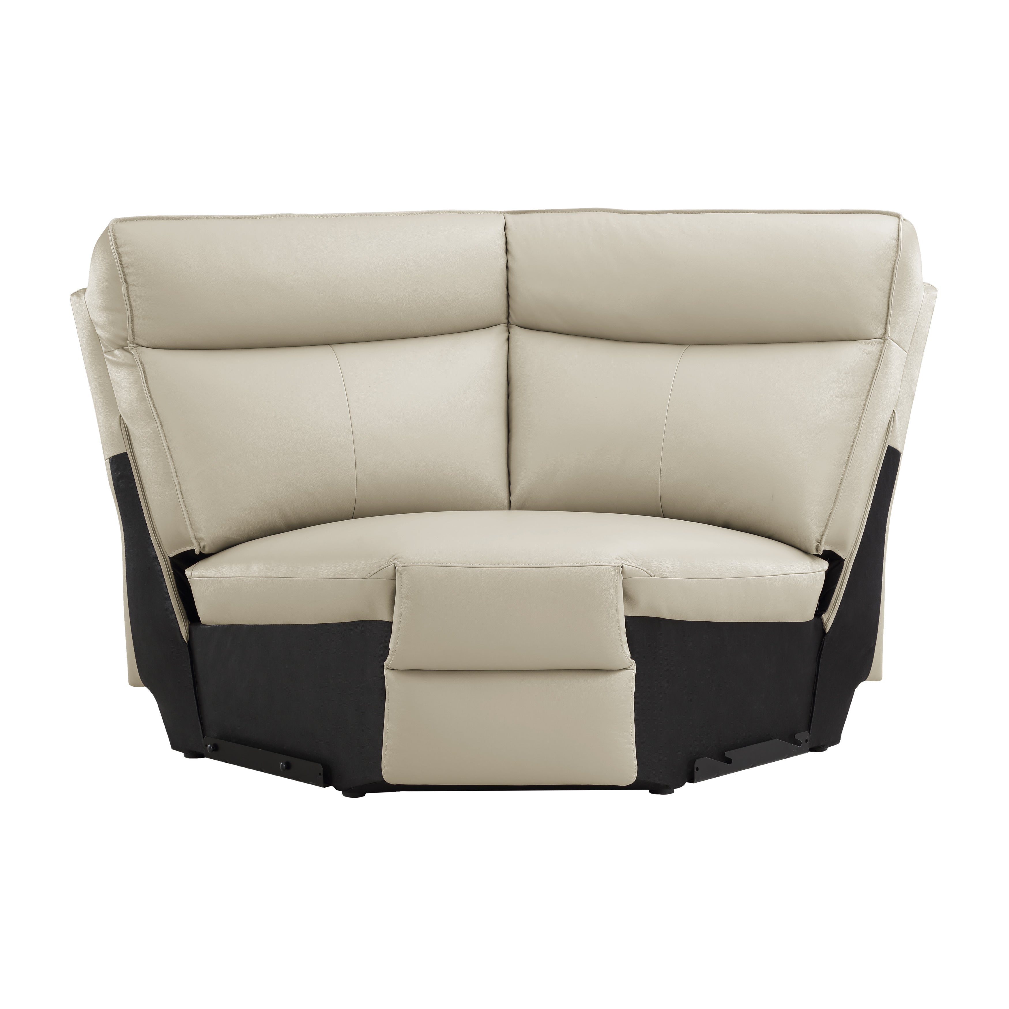 Maroni Taupe Leather 6-Piece Modular Power Reclining Sectional - 8259RFTP*6SCPWH - Bien Home Furniture & Electronics