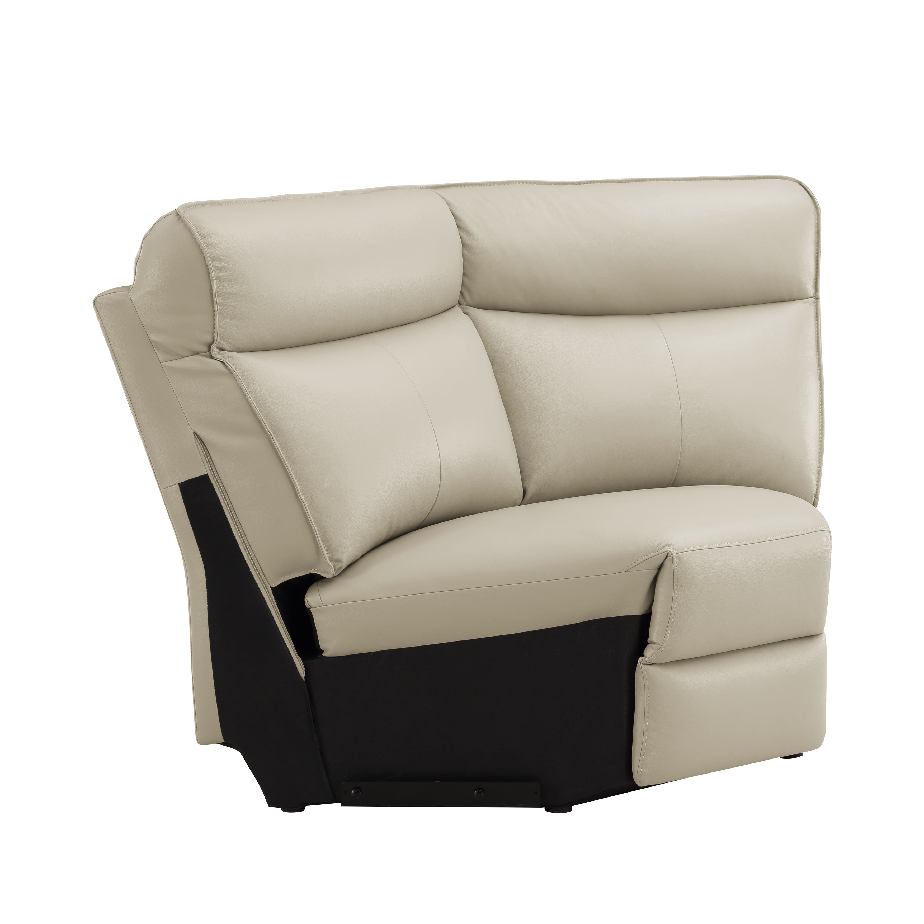 Maroni Taupe Leather 6-Piece Modular Power Reclining Sectional - 8259RFTP*6SCPWH - Bien Home Furniture & Electronics