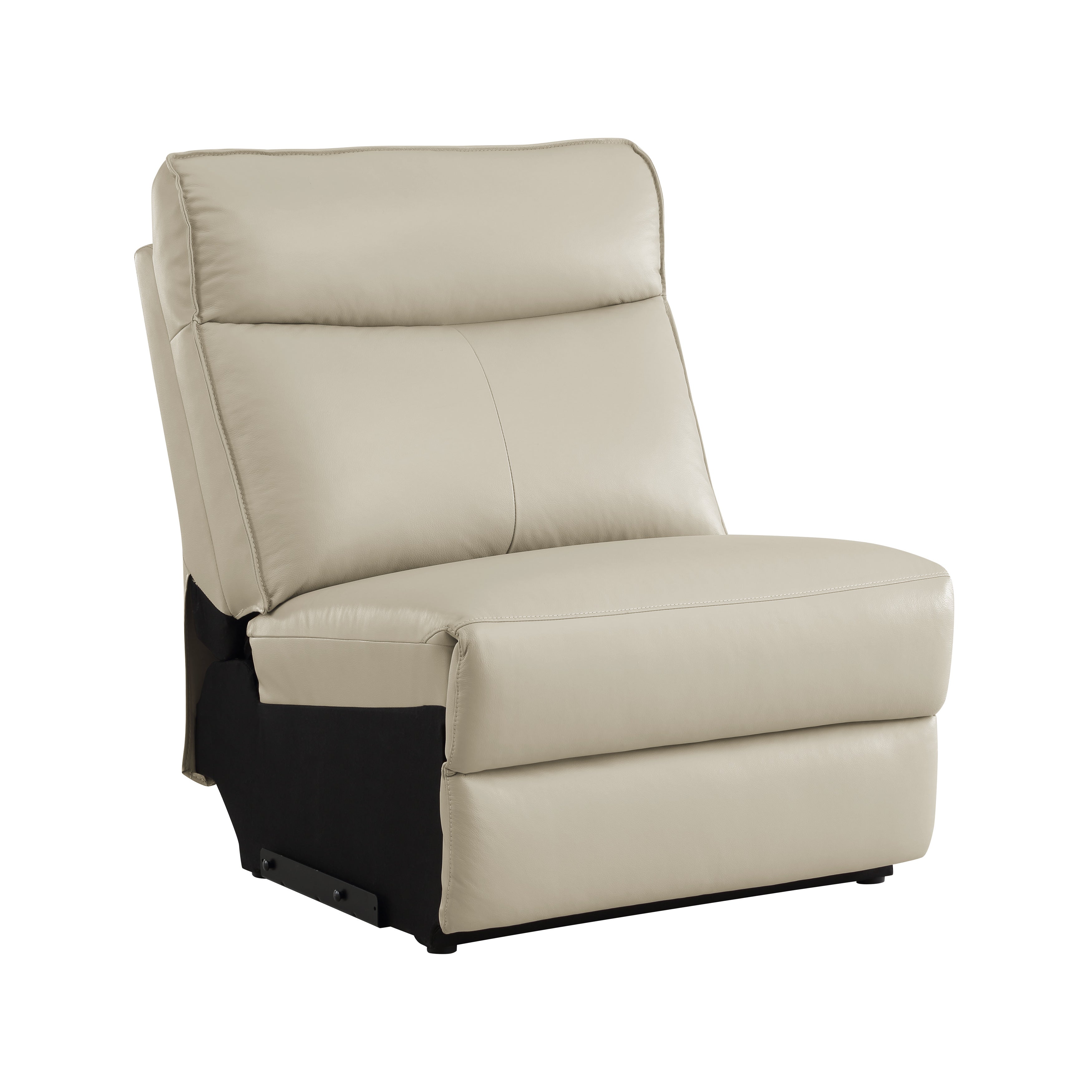 Maroni Taupe Leather 6-Piece Modular Power Reclining Sectional - 8259RFTP*6SCPWH - Bien Home Furniture & Electronics
