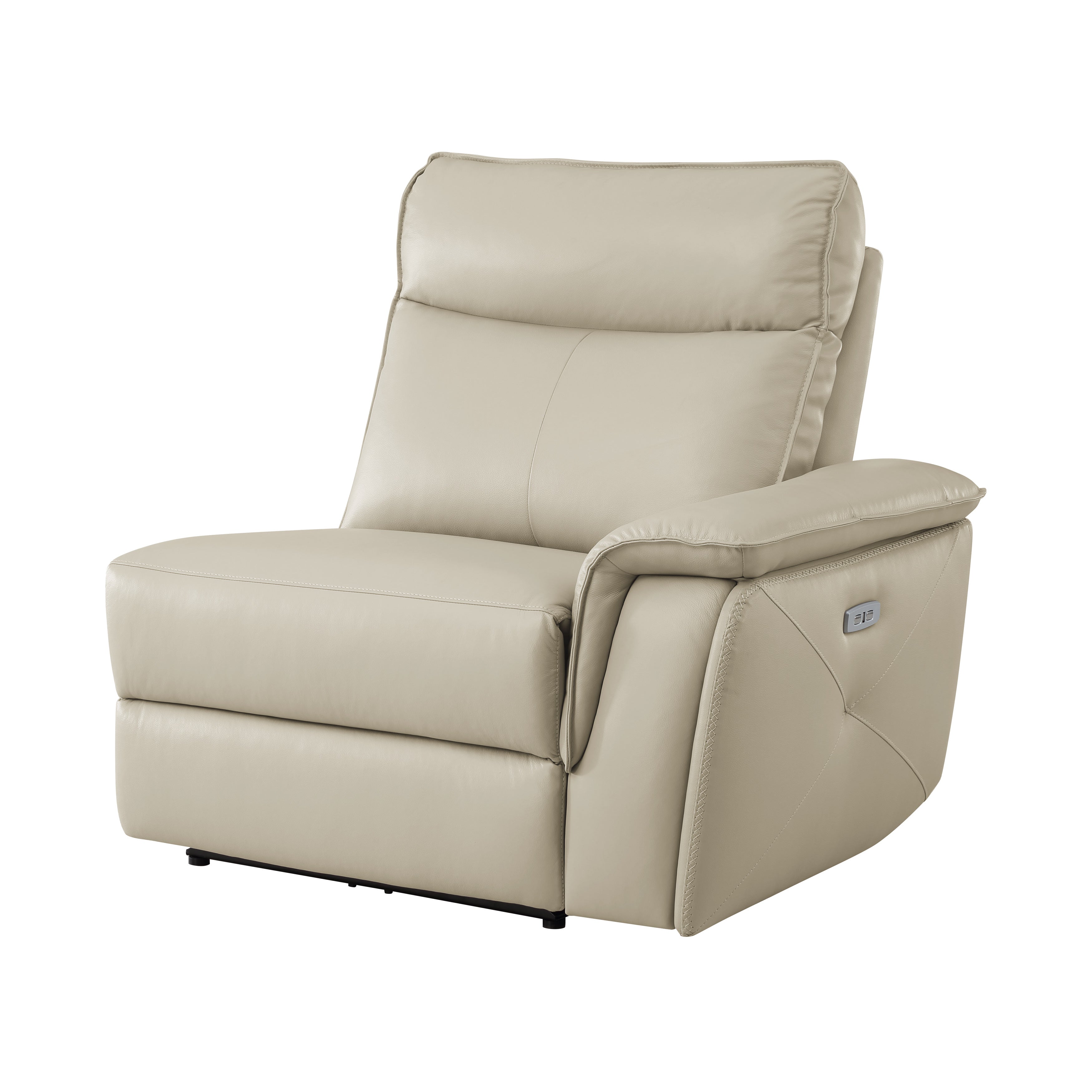 Maroni Taupe Leather 6-Piece Modular Power Reclining Sectional - 8259RFTP*6SCPWH - Bien Home Furniture & Electronics