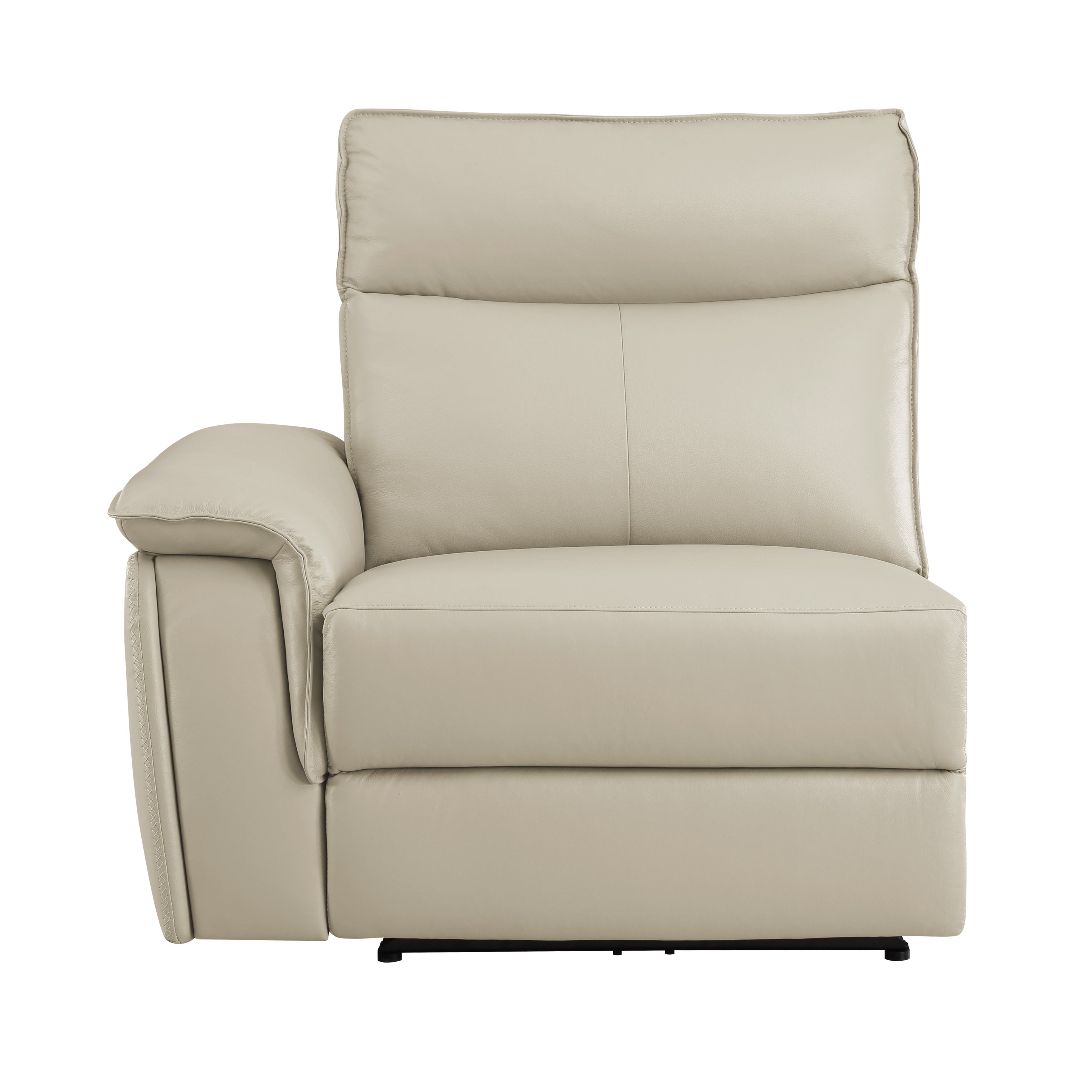Maroni Taupe Leather 6-Piece Modular Power Reclining Sectional - 8259RFTP*6SCPWH - Bien Home Furniture & Electronics