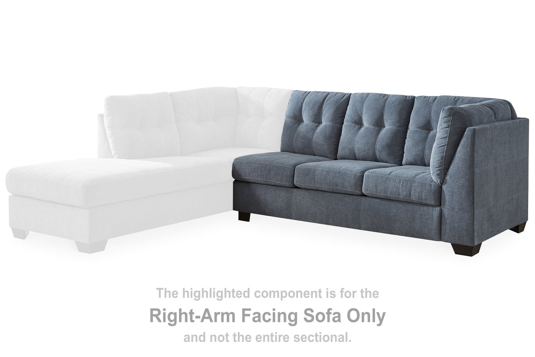 Marrelton Denim Right-Arm Facing Sofa - 5530367 - Bien Home Furniture & Electronics