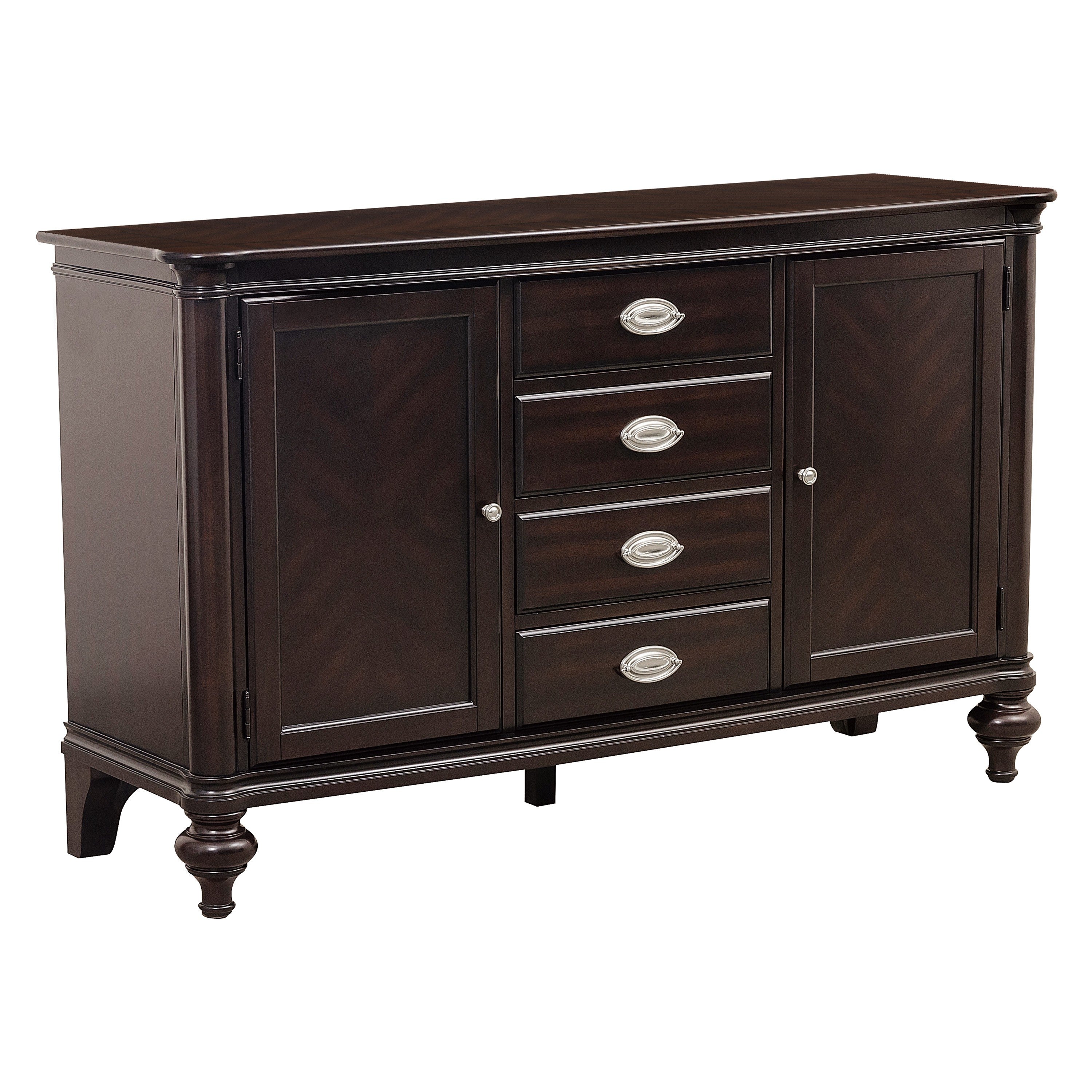 Marston Dark Cherry Buffet - 2615DC-55 - Bien Home Furniture & Electronics