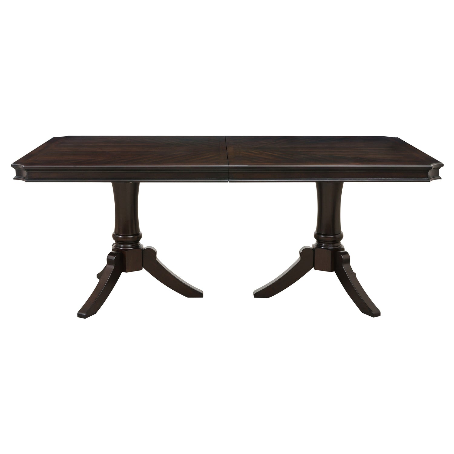 Marston Dark Cherry Extendable Dining Table - SET | 2615DC-96 | 2615DC-96B - Bien Home Furniture & Electronics