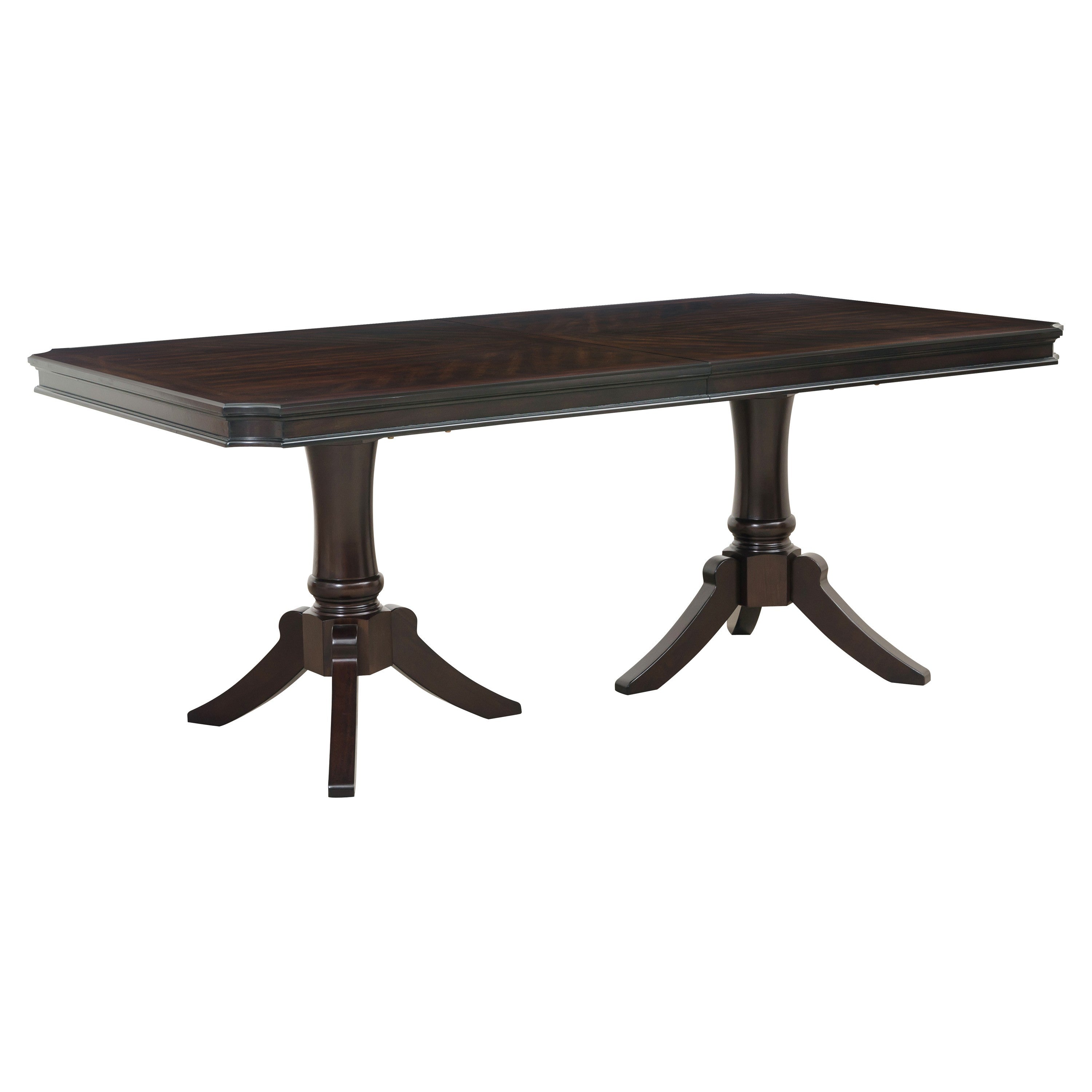 Marston Dark Cherry Extendable Dining Table - SET | 2615DC-96 | 2615DC-96B - Bien Home Furniture & Electronics