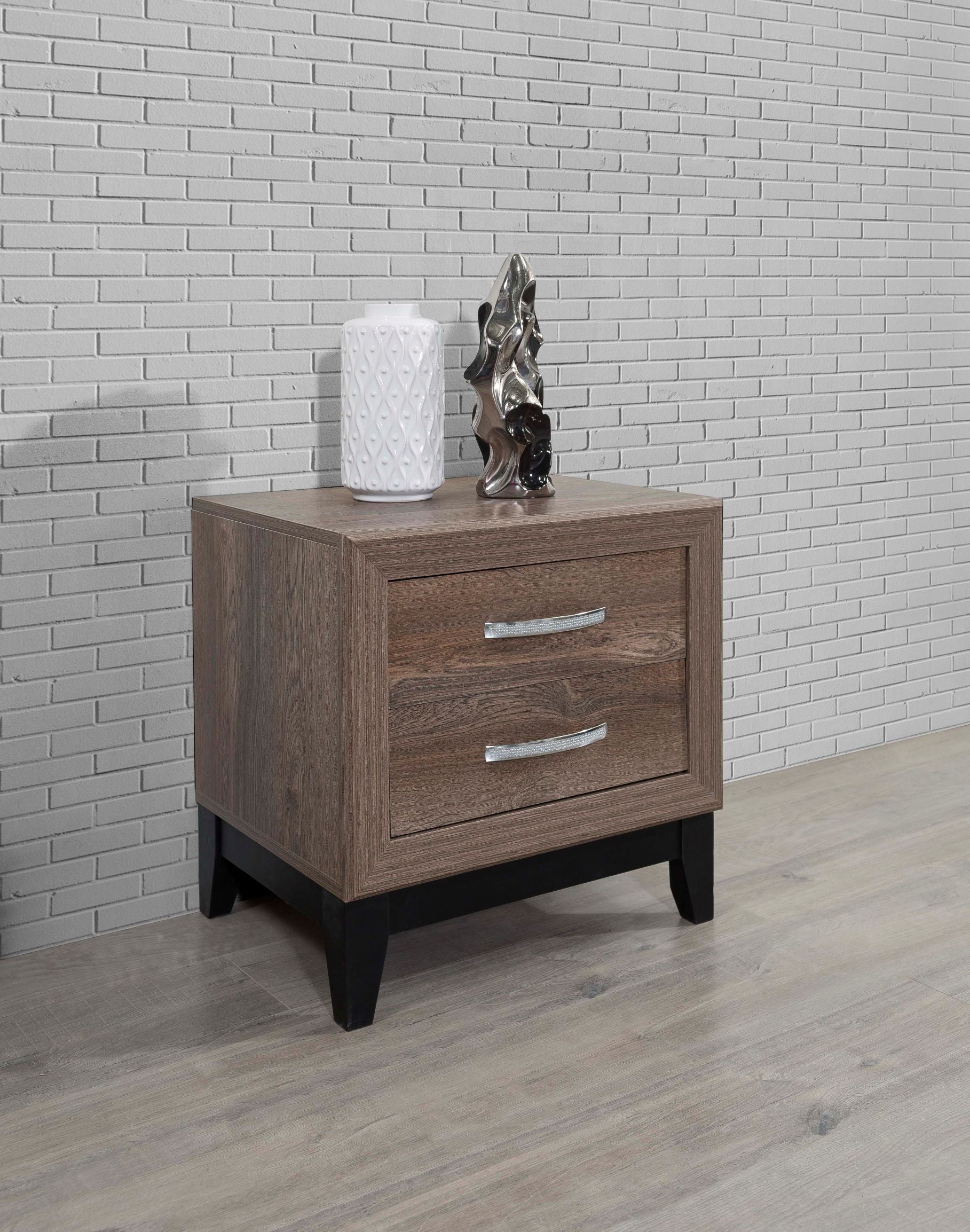 Marvel Brown Night Stand - MARVELBEDROOM-NS - Bien Home Furniture & Electronics