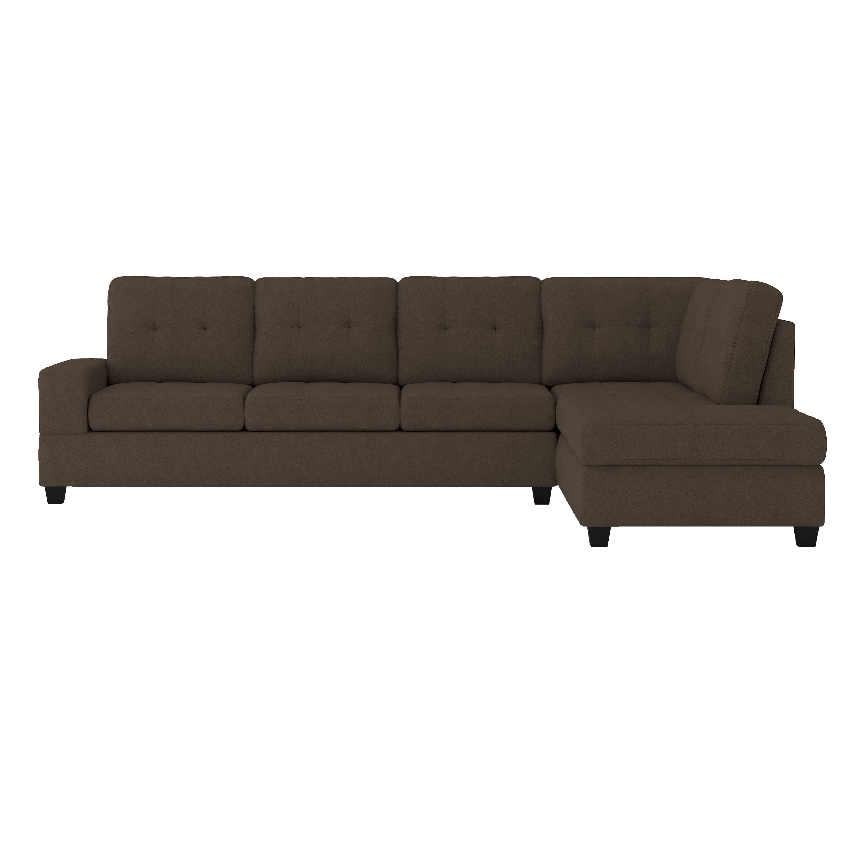 Maston Chocolate Reversible Sectional - SET | 9507CHC-3 | 9507CHC-4 | 9507CHC-5 - Bien Home Furniture & Electronics