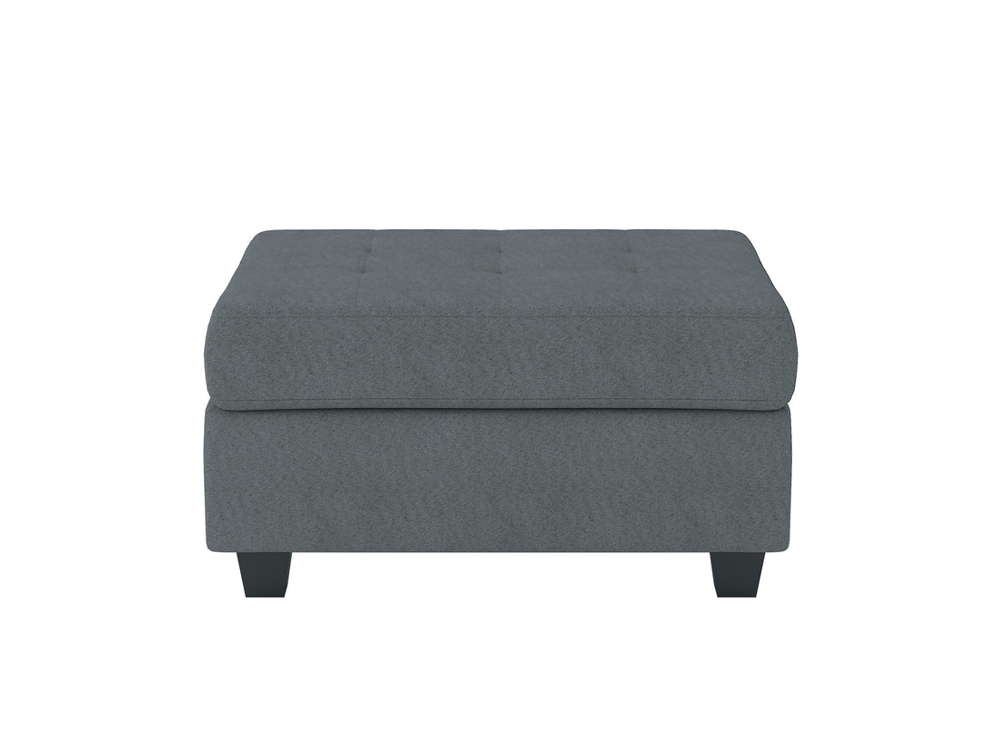 Maston Dark Gray Ottoman - 9507DGY-4 - Bien Home Furniture &amp; Electronics