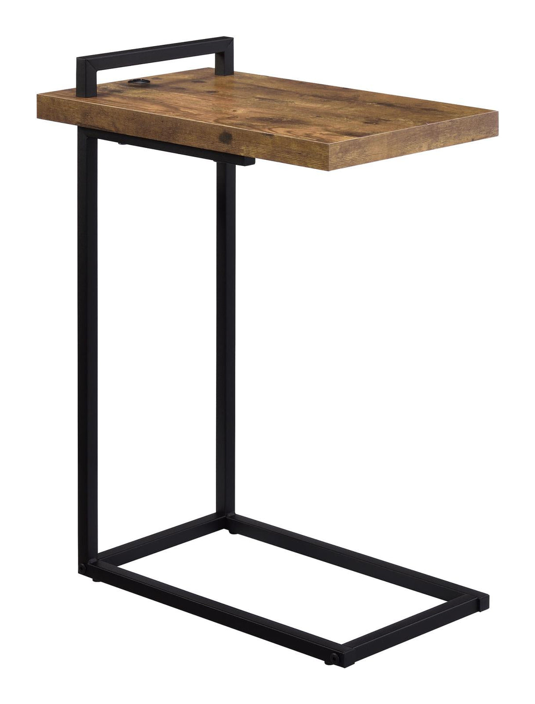 Maxwell C-Shaped Accent Table with USB Charging Port - 931124 - Bien Home Furniture &amp; Electronics