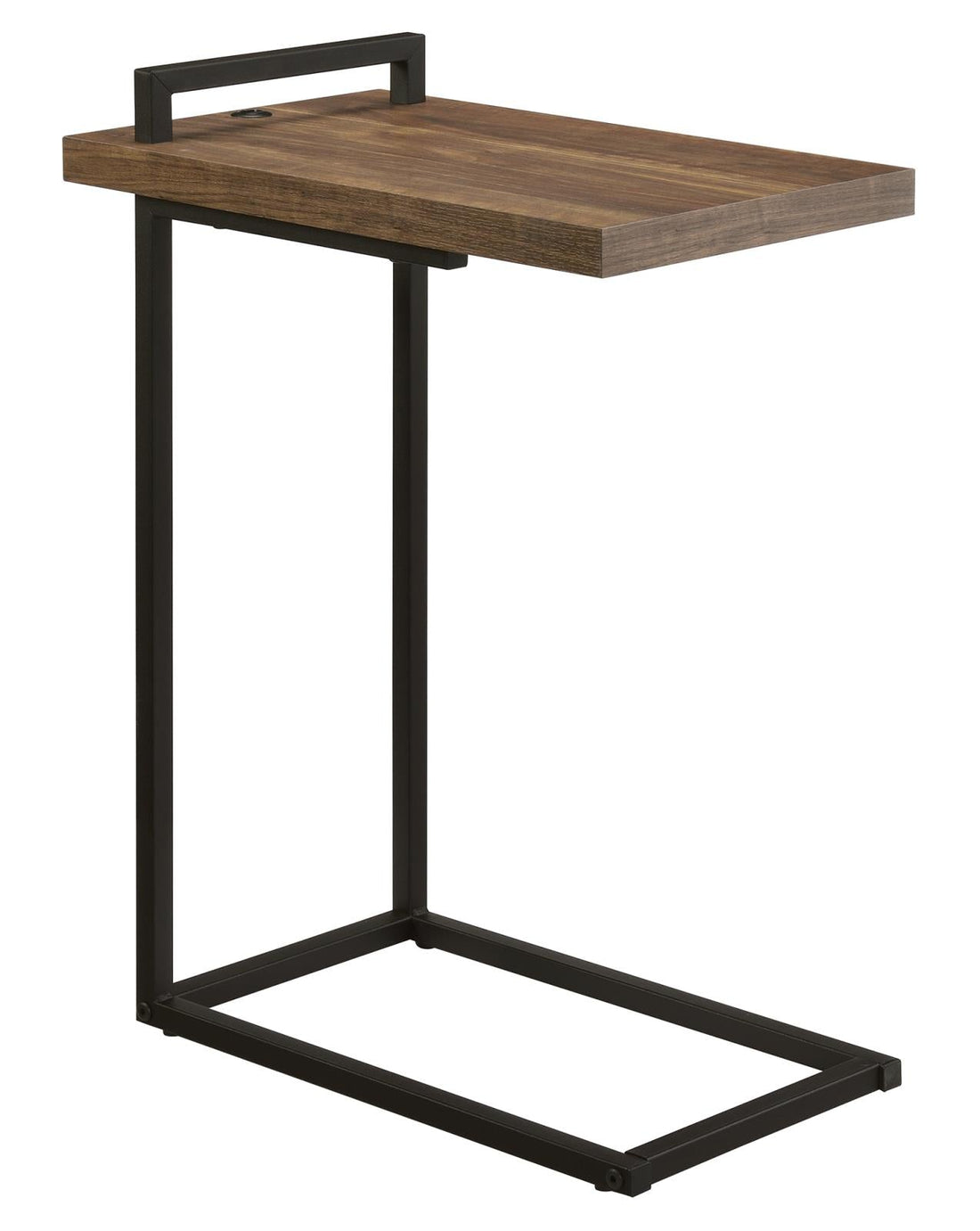 Maxwell C-Shaped Accent Table with USB Charging Port - 931127 - Bien Home Furniture &amp; Electronics